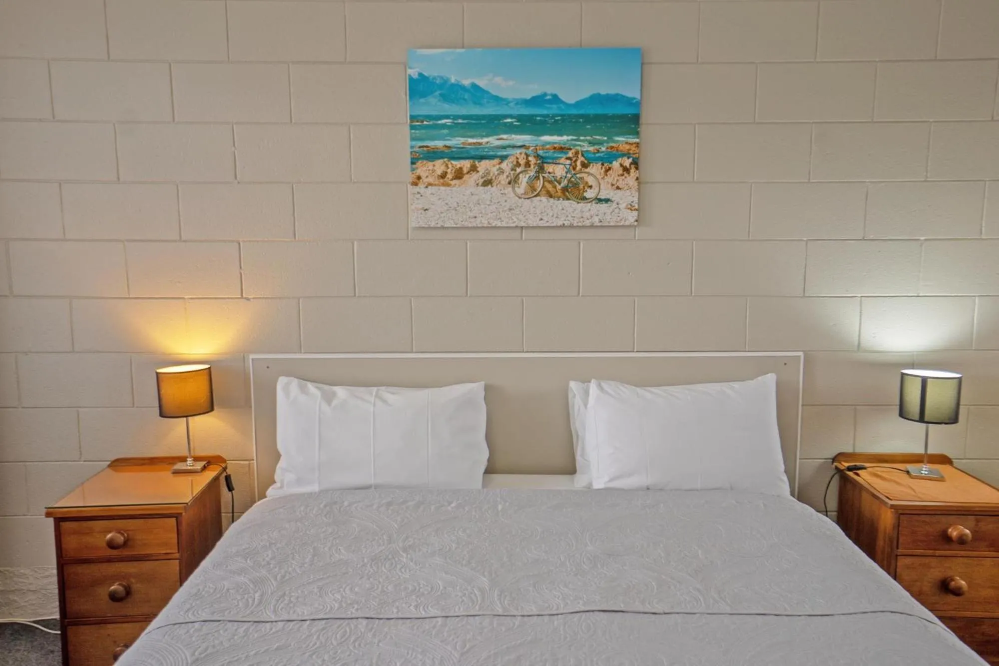 Bed in Kaikoura Motor Inn