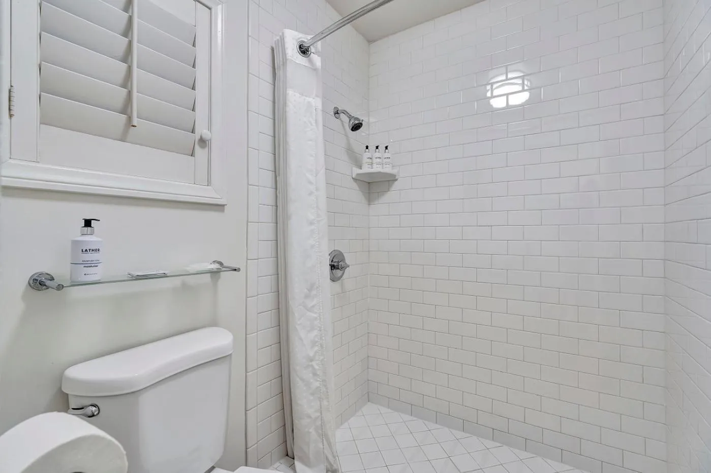 Shower in Santa Monica Hotel