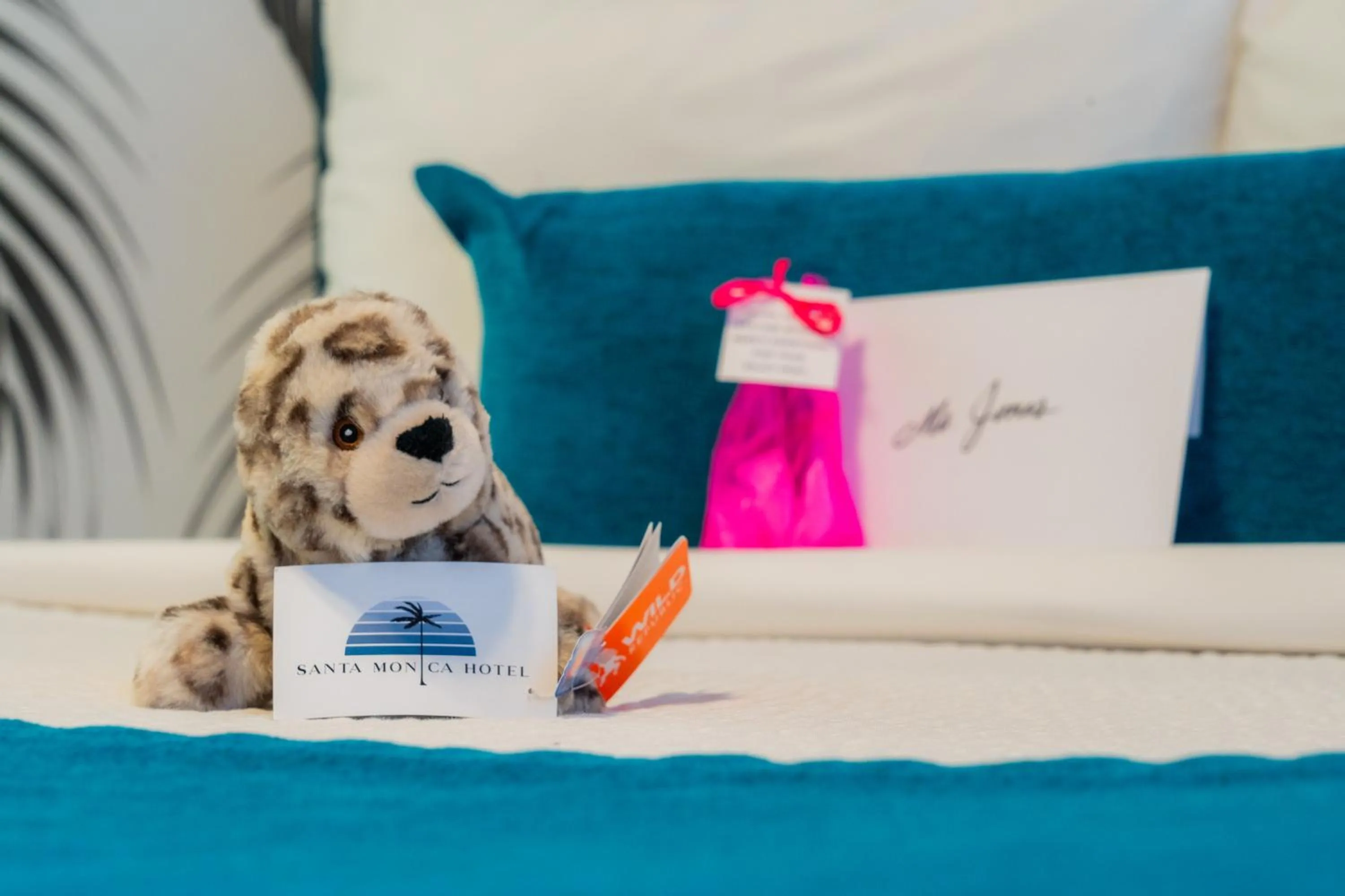 Bed in Santa Monica Hotel