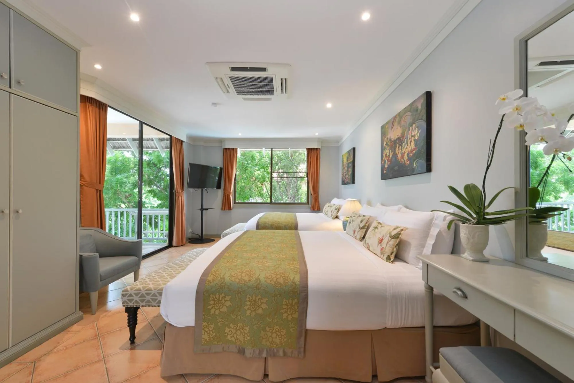 Bed in Anantasila Beach Resort Hua Hin