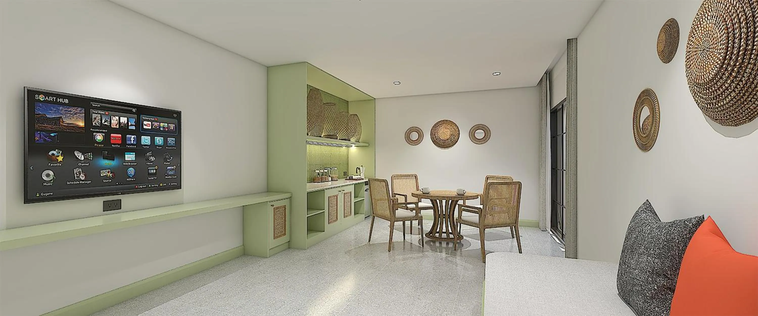 Living room in Anantasila Beach Resort Hua Hin