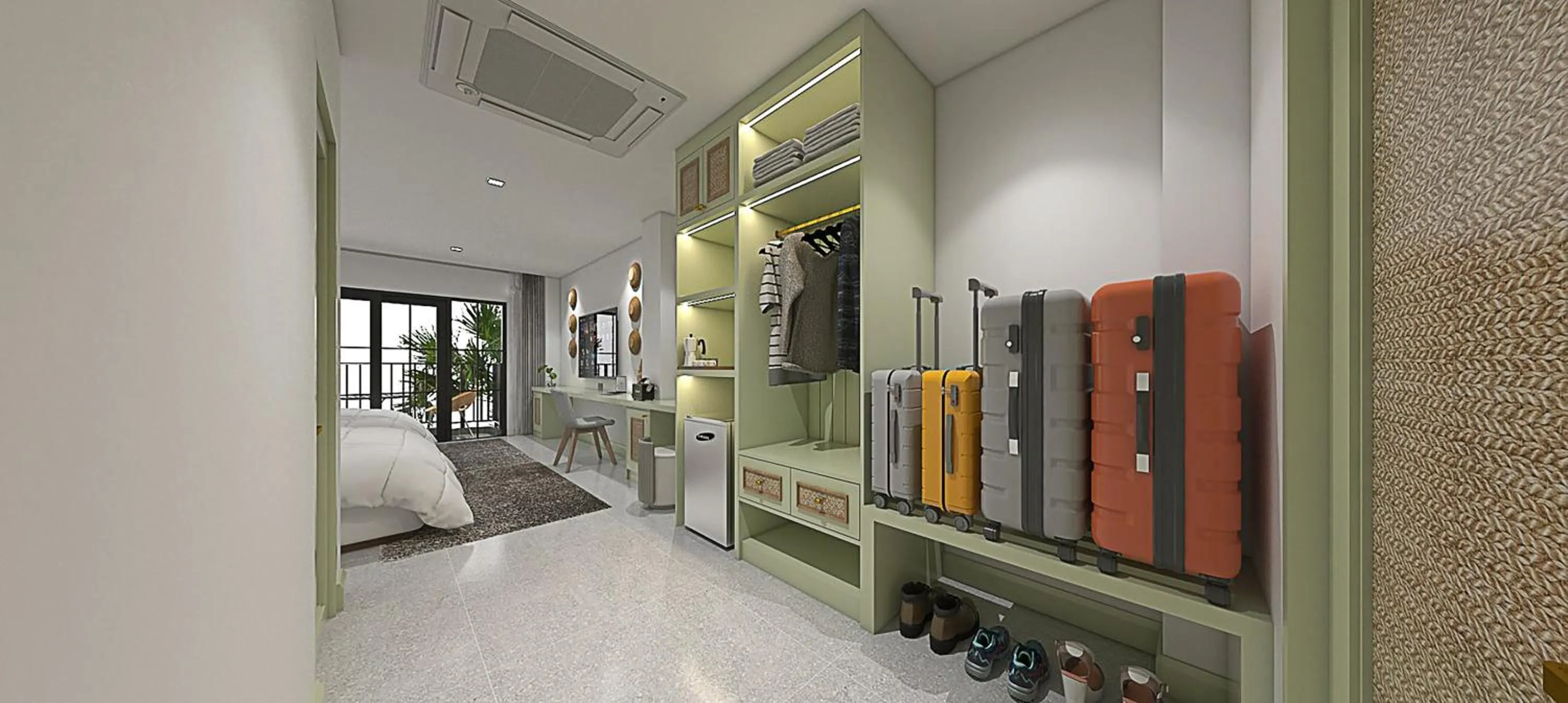 wardrobe, Bed in Anantasila Beach Resort Hua Hin