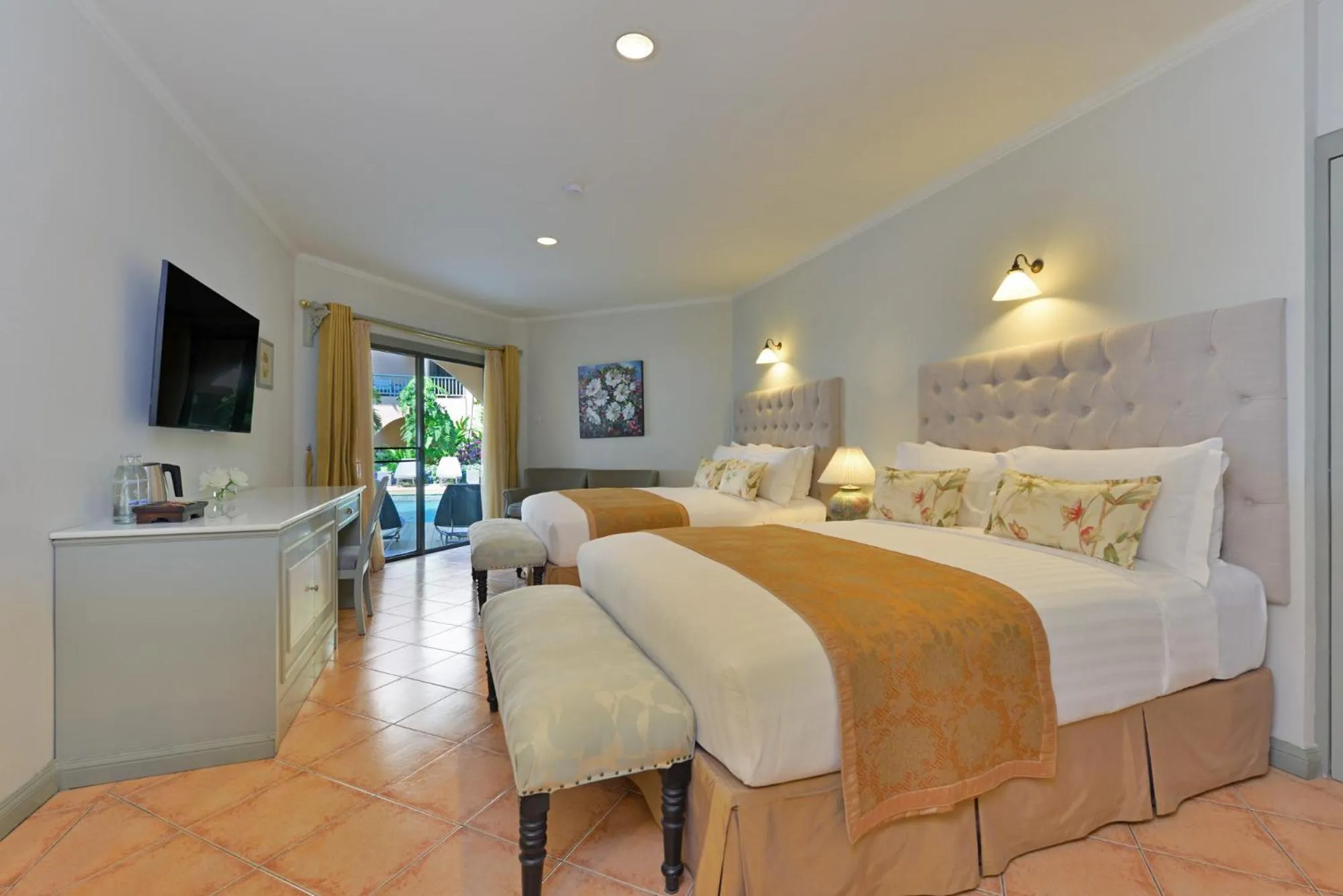 Bed in Anantasila Beach Resort Hua Hin