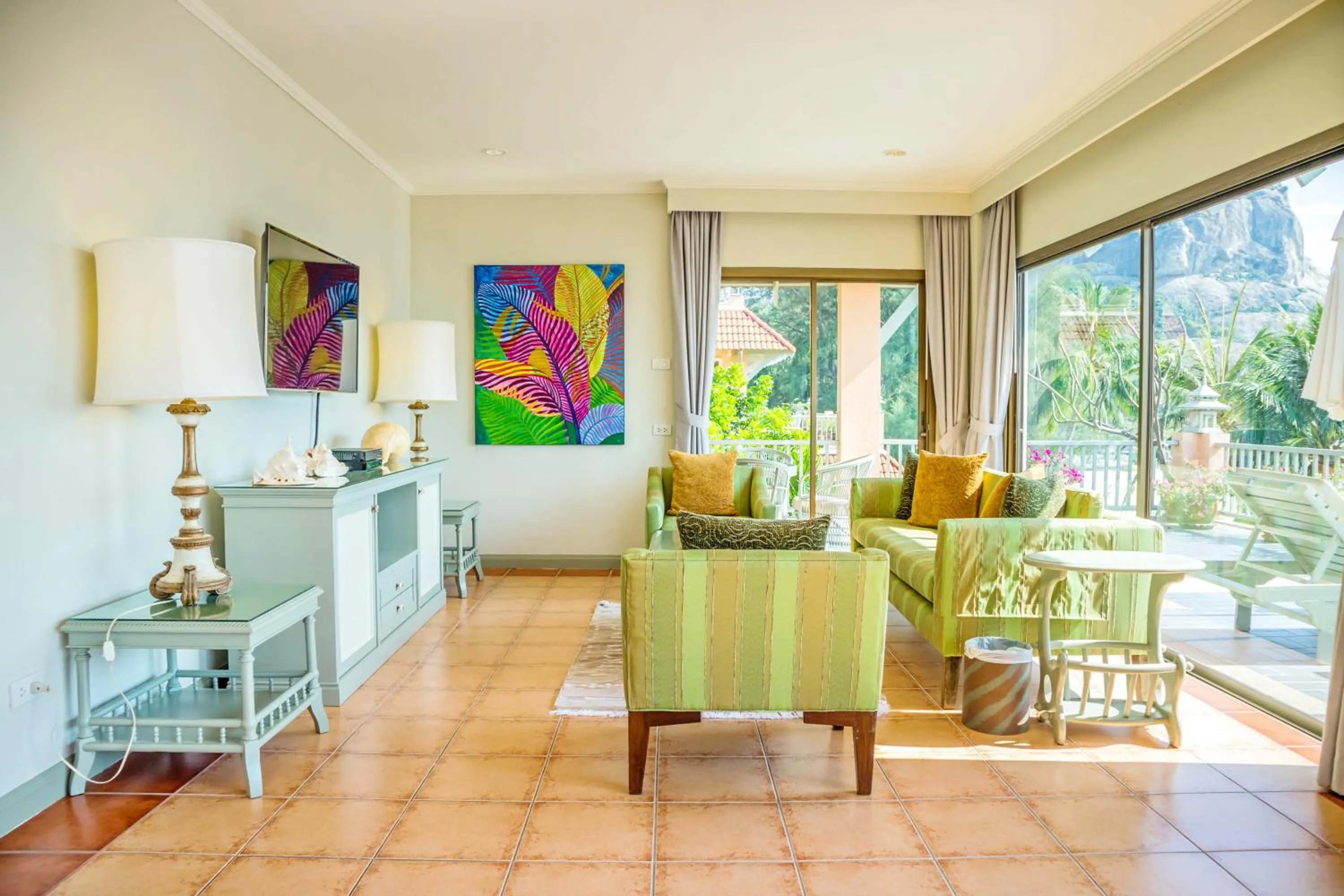 Living room in Anantasila Beach Resort Hua Hin