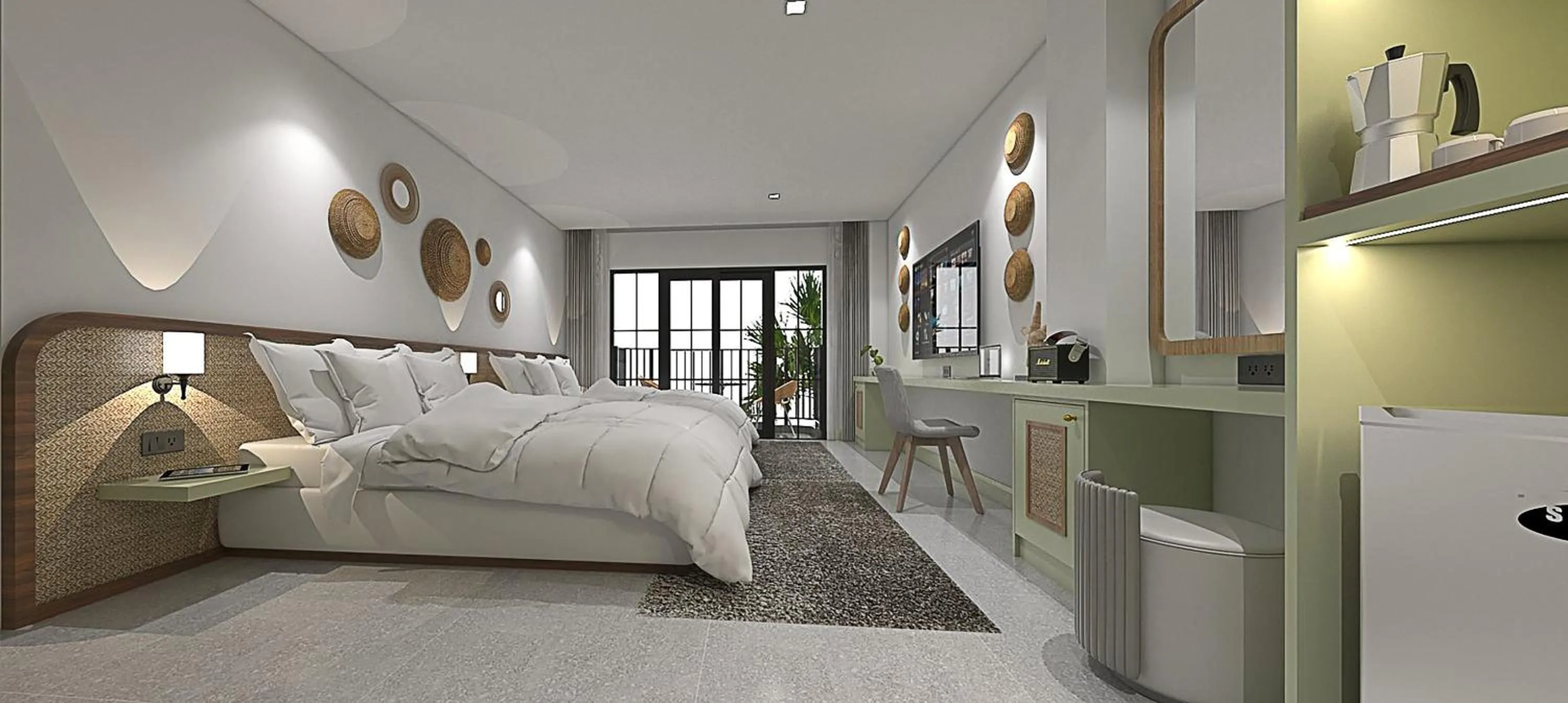 Bed in Anantasila Beach Resort Hua Hin