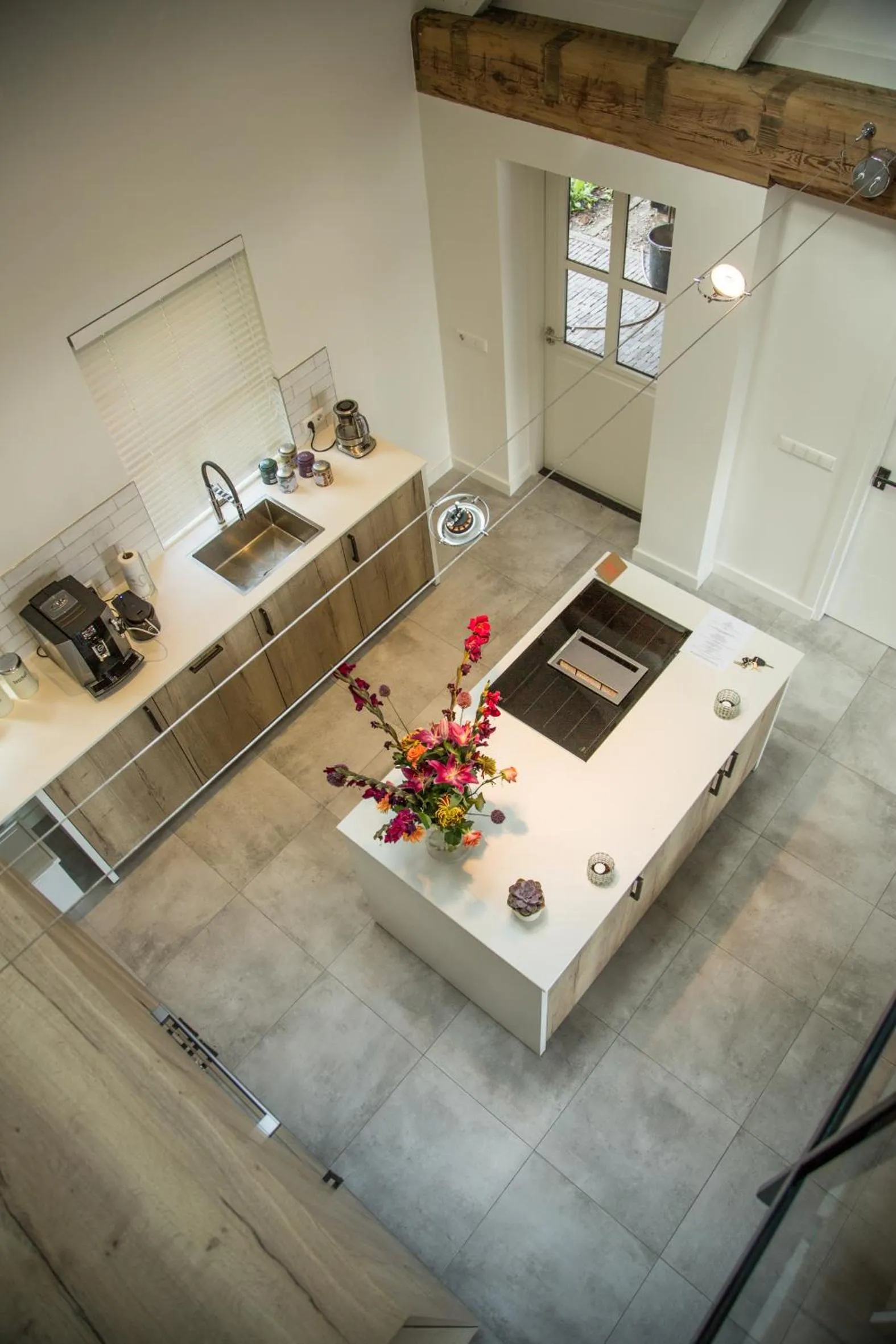 Communal kitchen in De Verloren Sinjoor