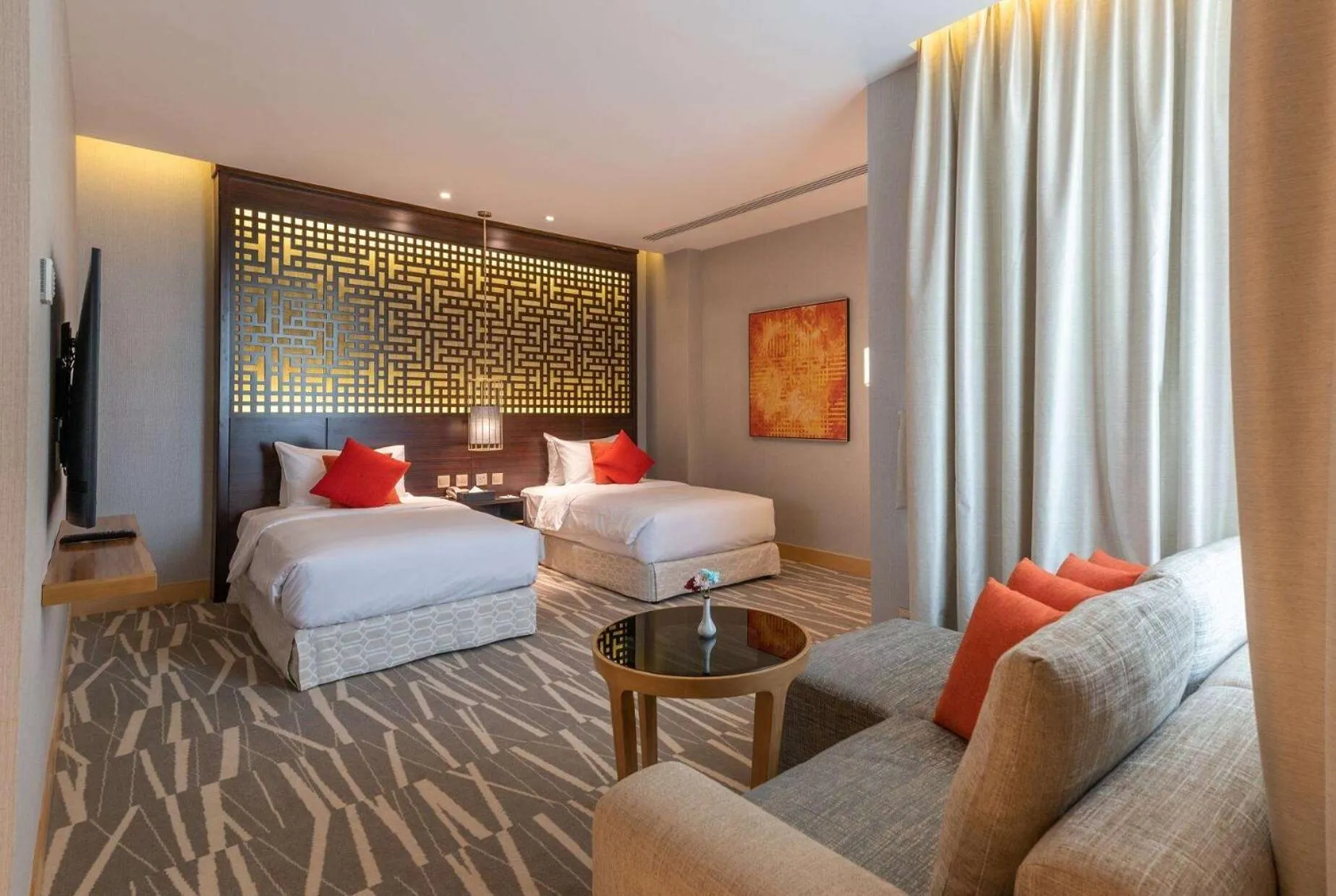 Photo of the whole room, Bed in Ramada Hotel & Suites by Wyndham Al Qassim