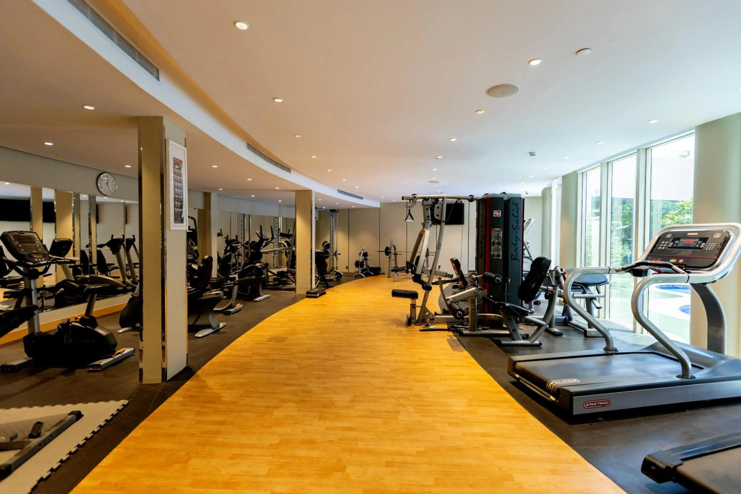 Fitness centre/facilities in Ramada Hotel & Suites by Wyndham Al Qassim