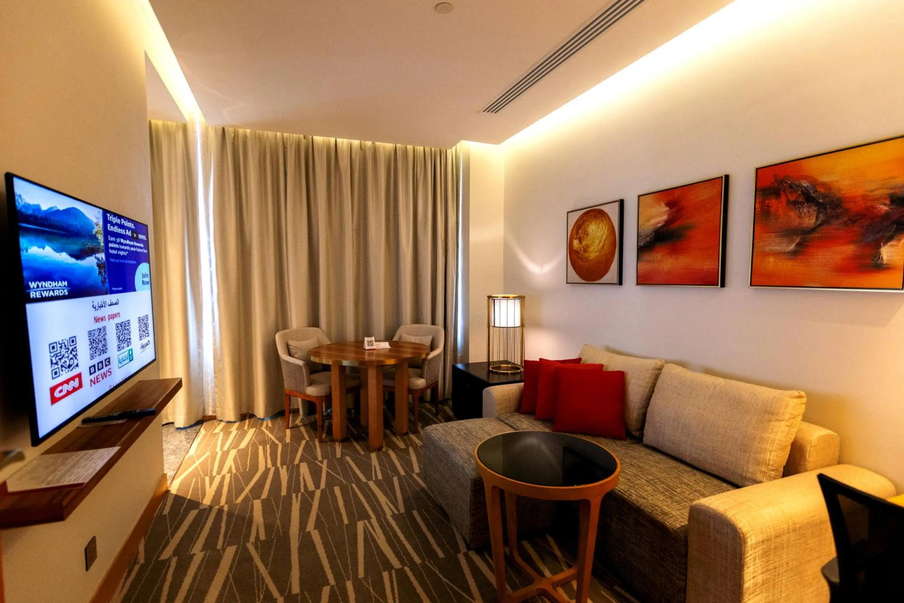 Living room in Ramada Hotel & Suites by Wyndham Al Qassim