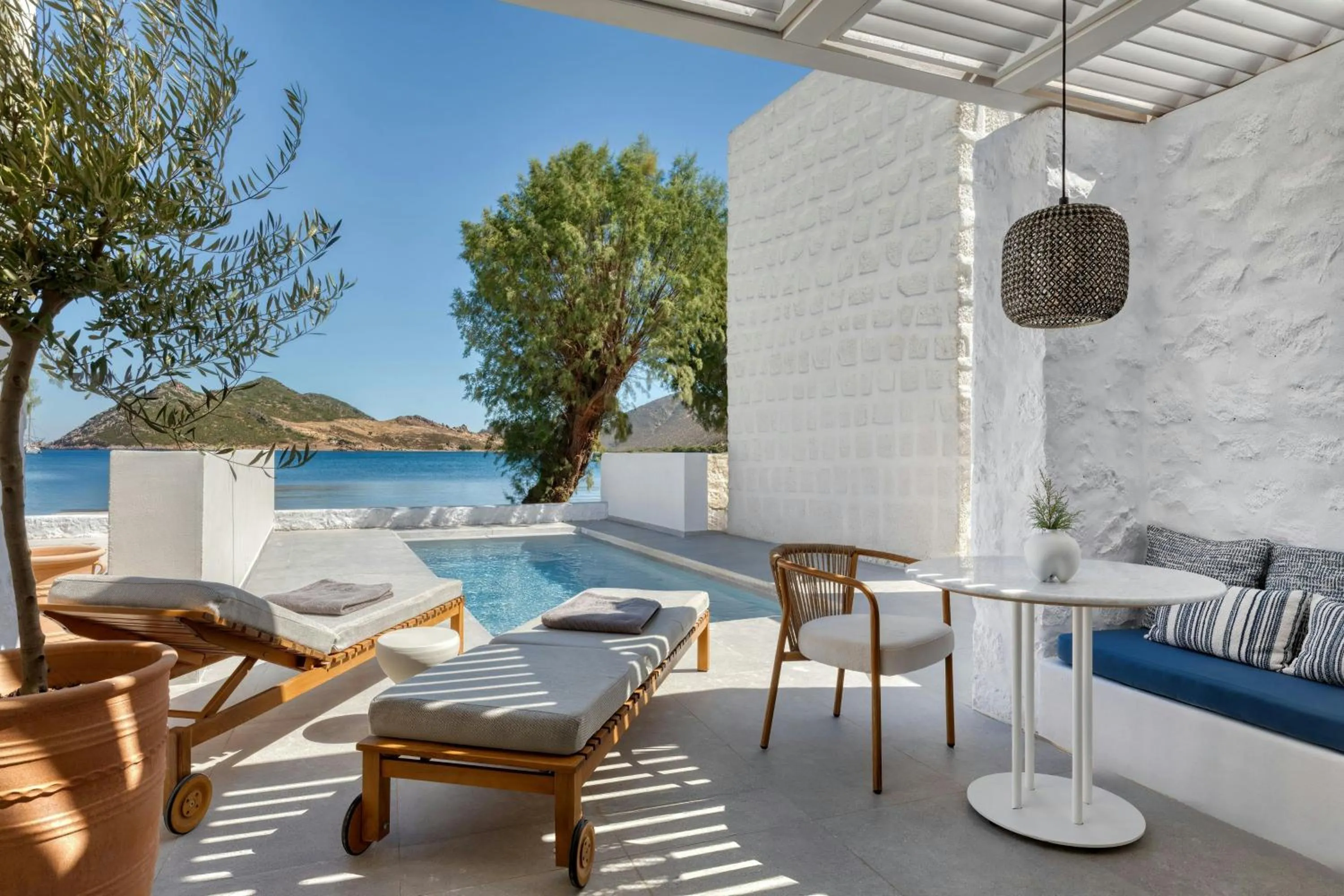Swimming pool in Patmos Aktis, a Luxury Collection Resort & Spa, Greece