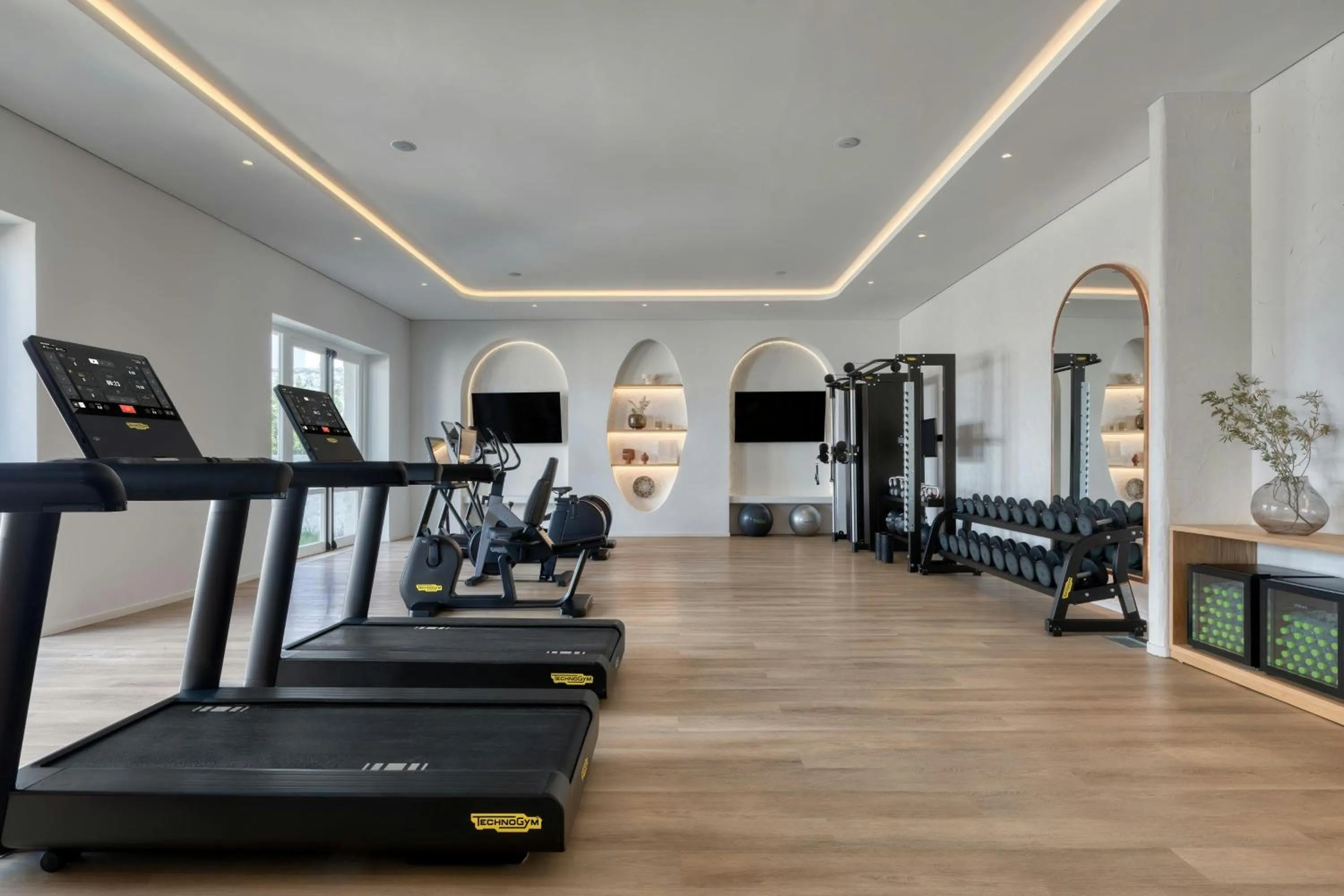 Fitness centre/facilities in Patmos Aktis, a Luxury Collection Resort & Spa, Greece