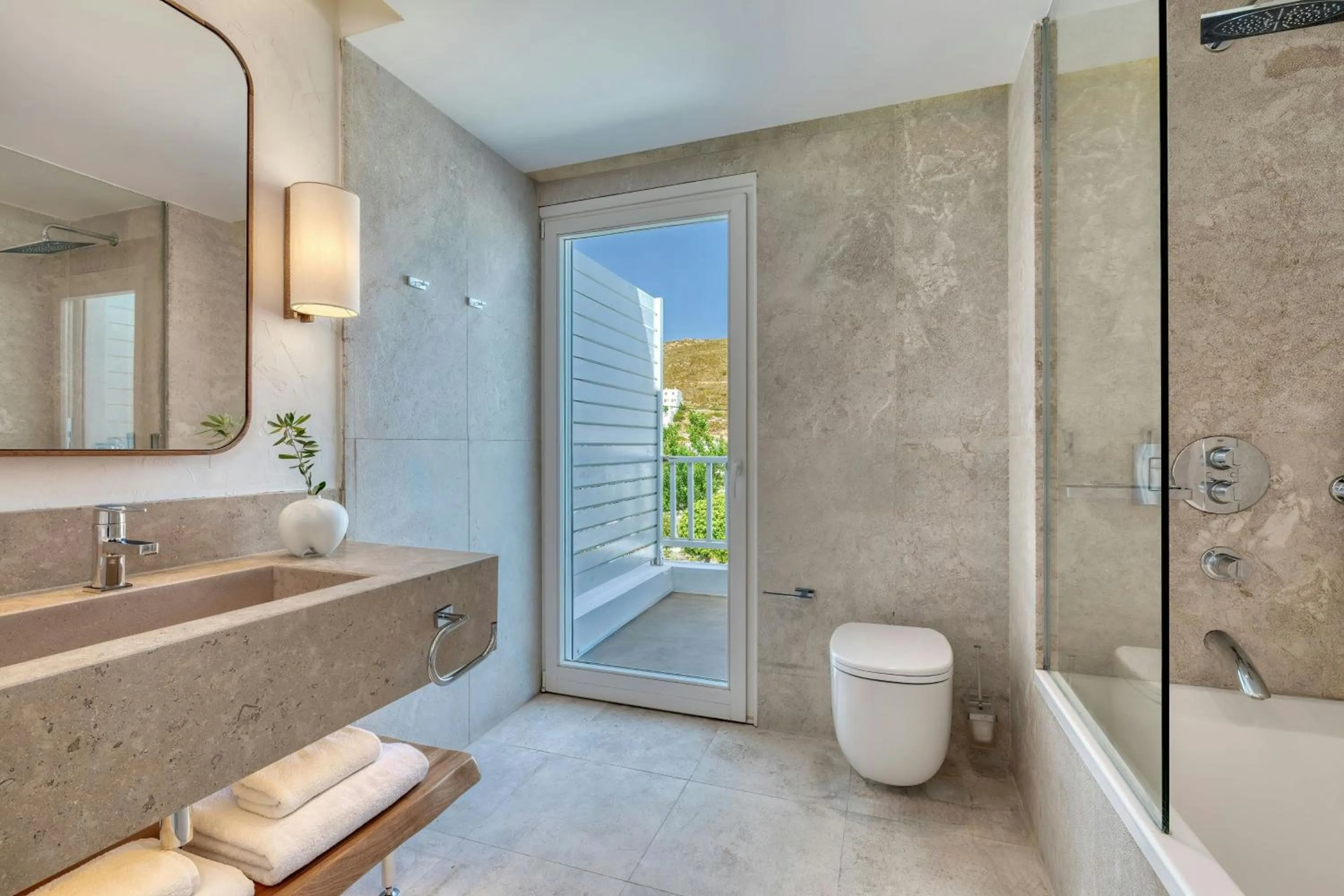 Bathroom in Patmos Aktis, a Luxury Collection Resort & Spa, Greece