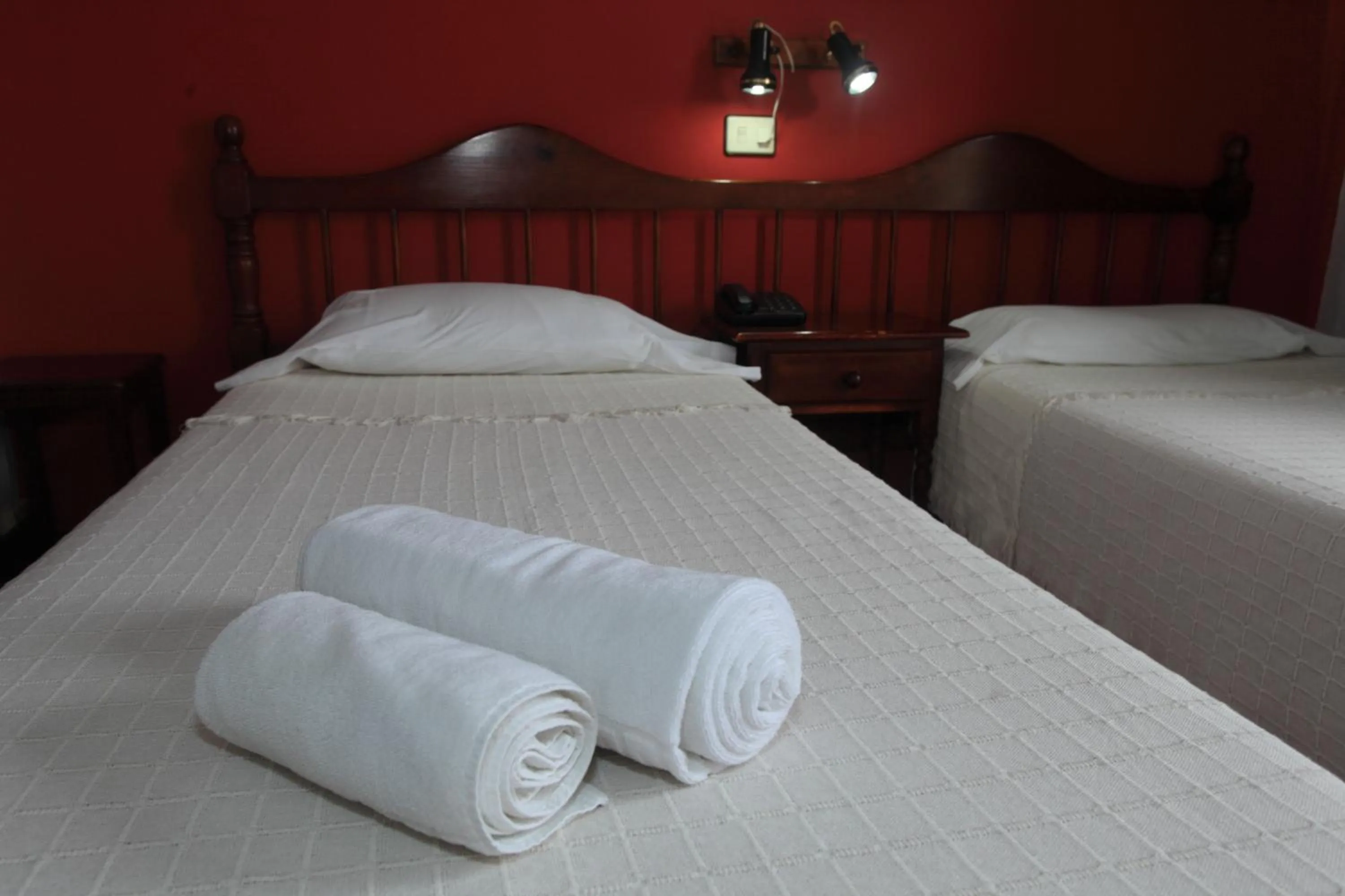 Bed in Hotel Ida Inés