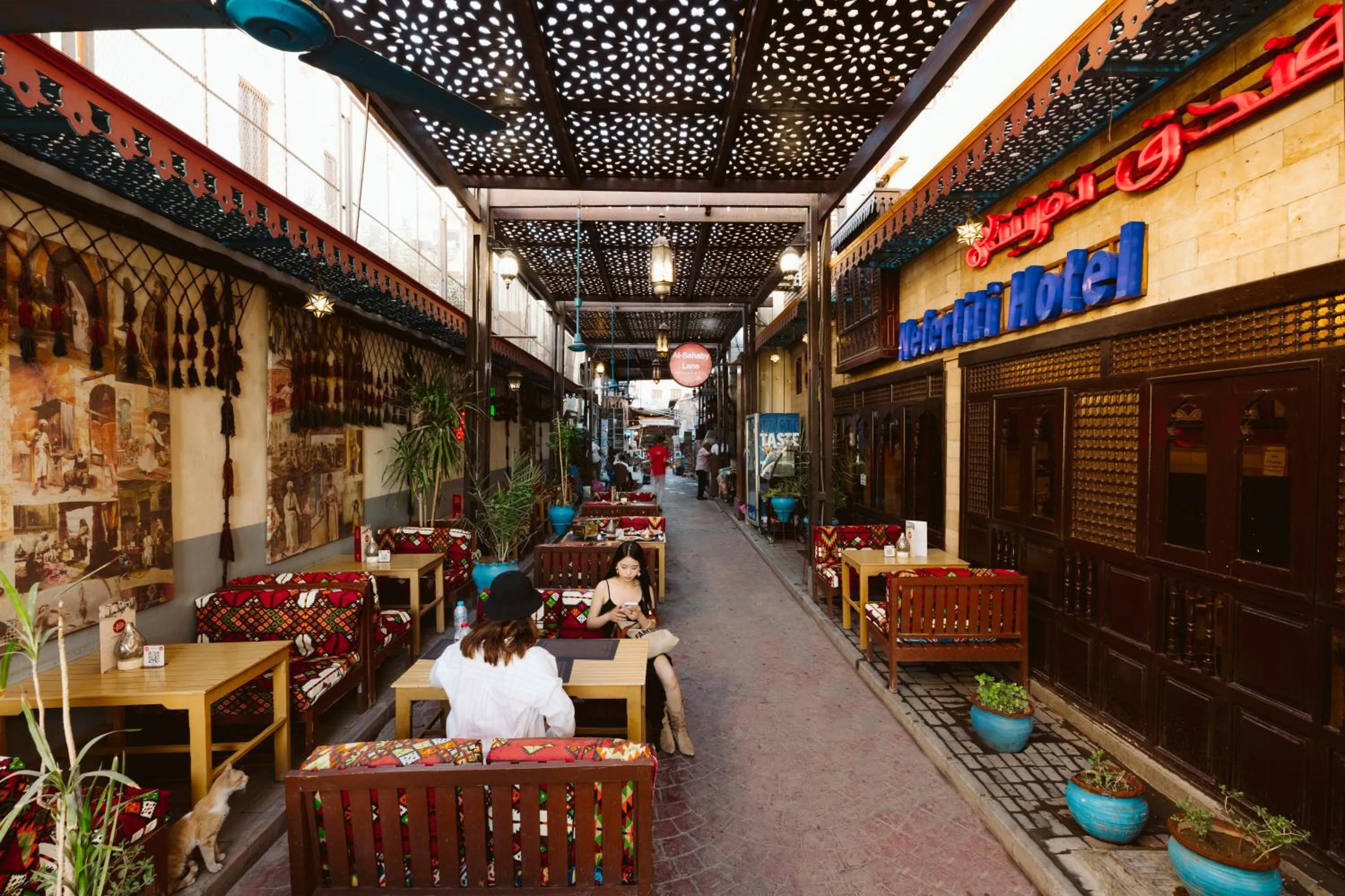 Street view in Nefertiti Hotel Luxor