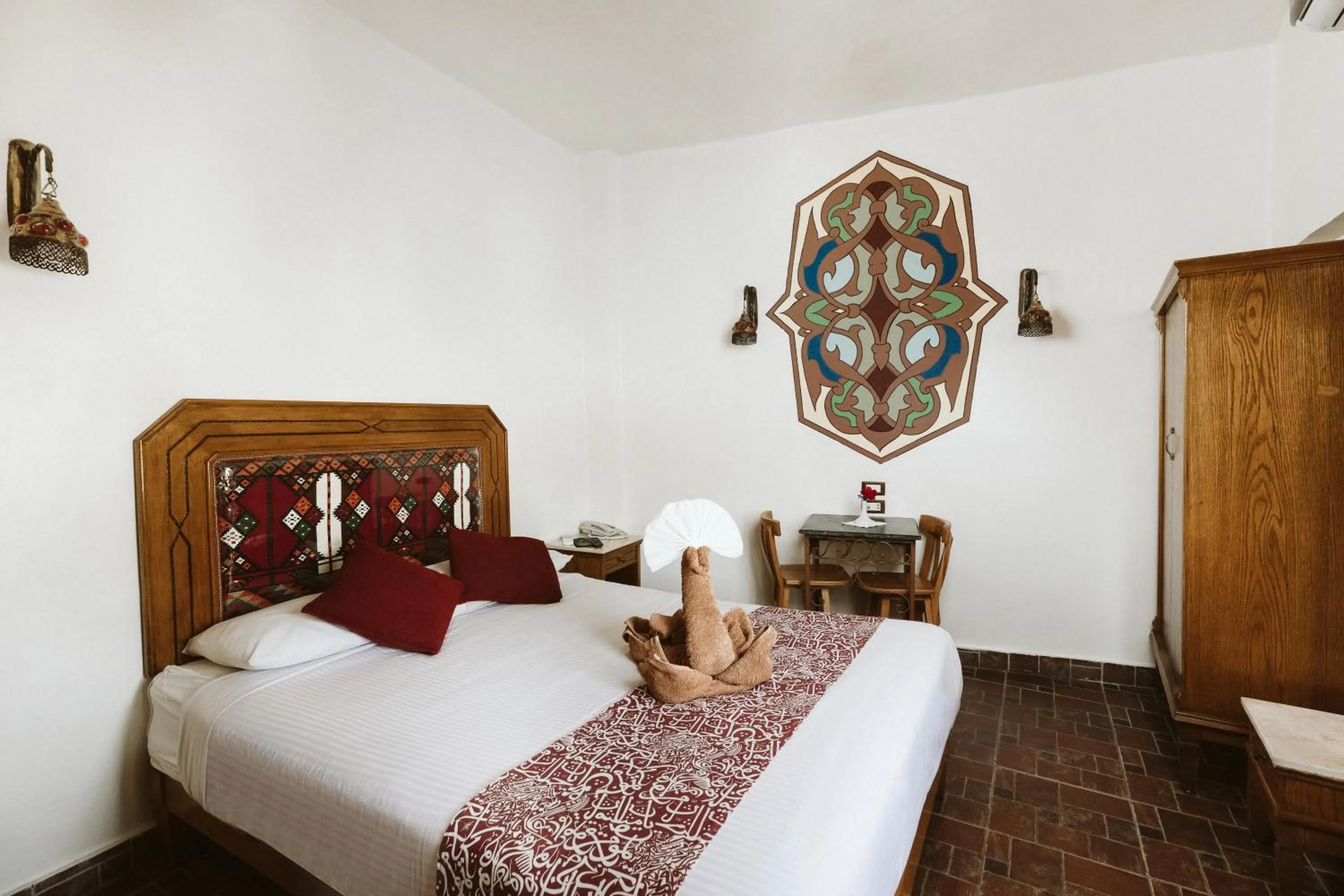 Bed in Nefertiti Hotel Luxor