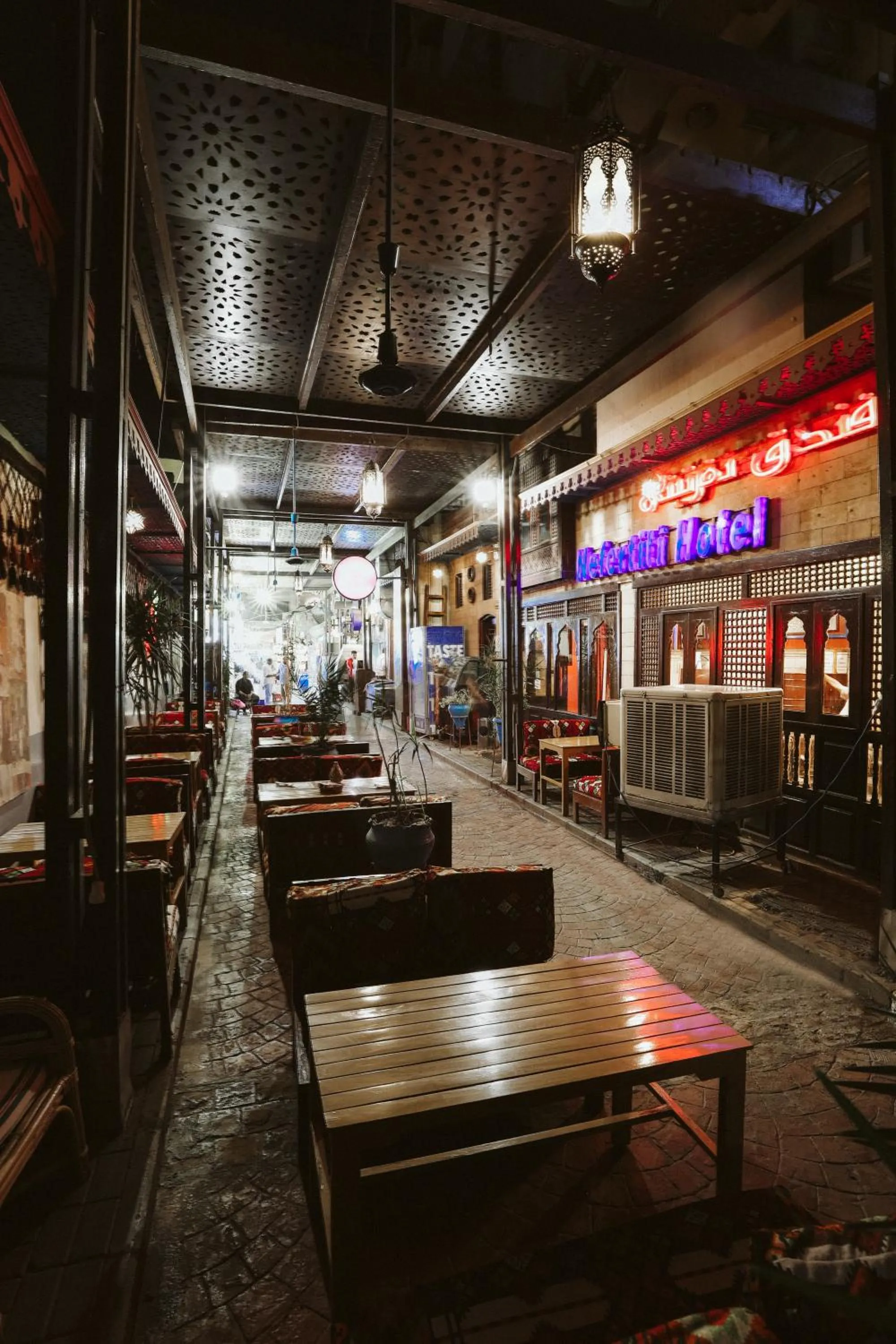 Street view in Nefertiti Hotel Luxor