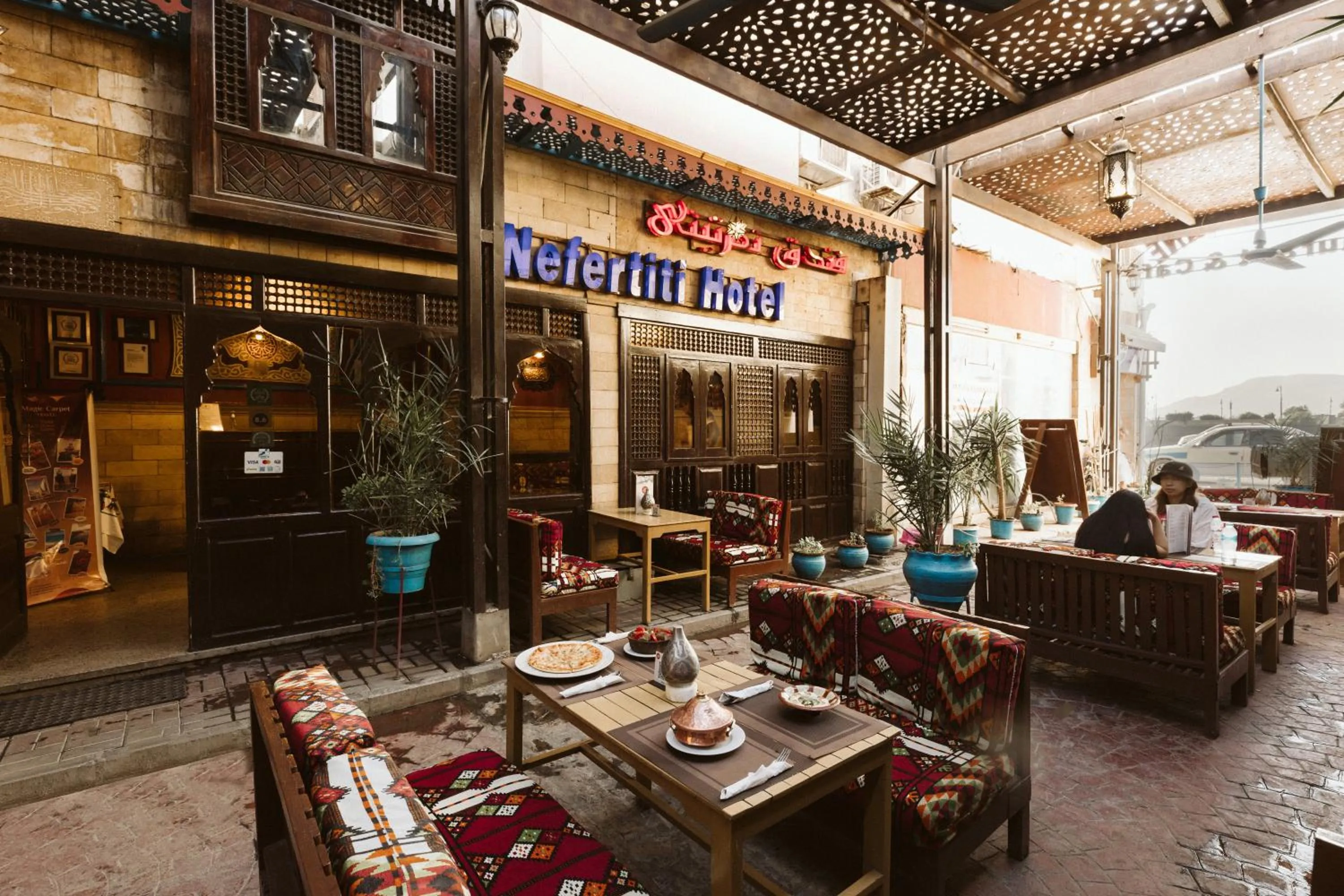 Street view in Nefertiti Hotel Luxor