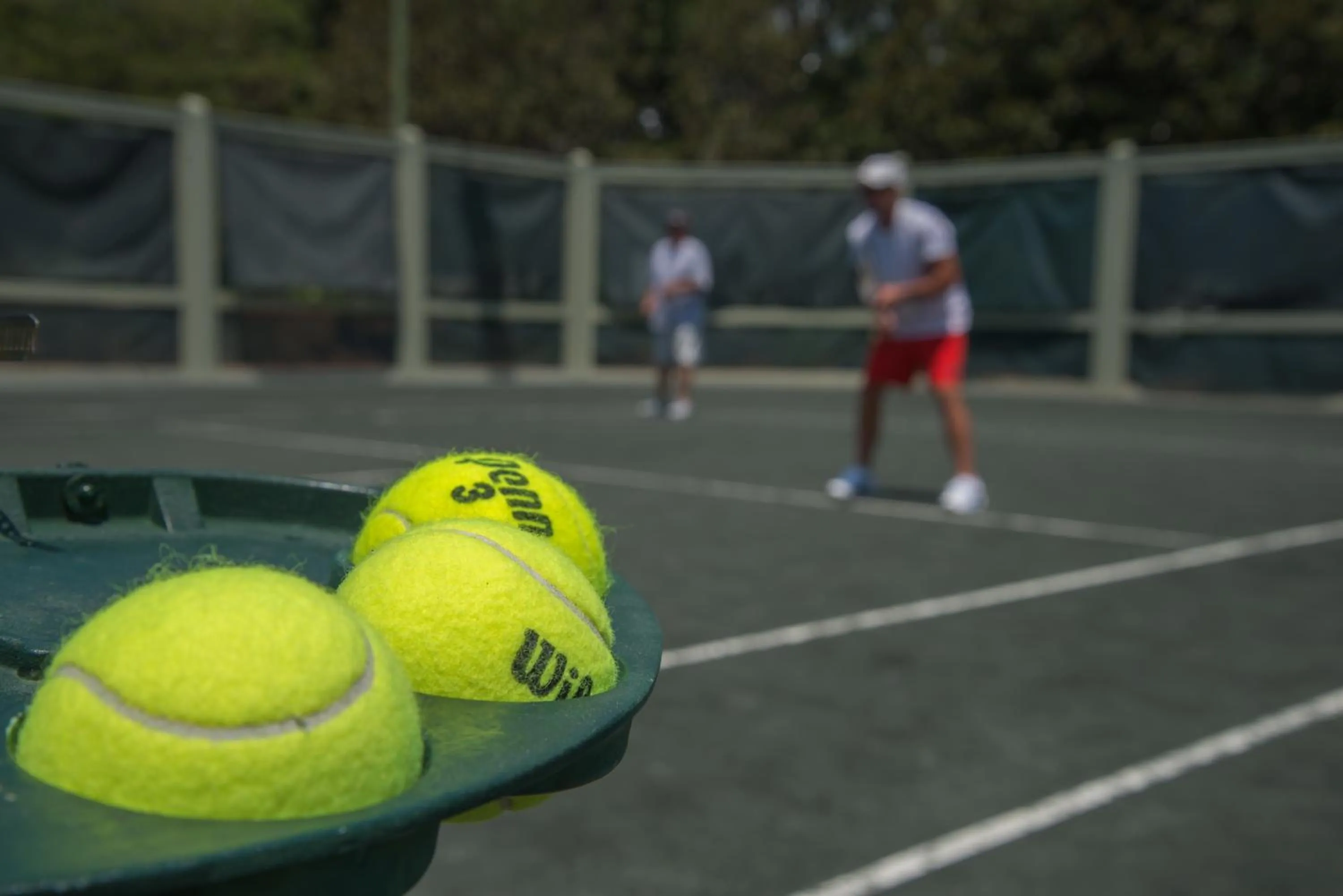 Tennis court in WaterColor Inn & Resort