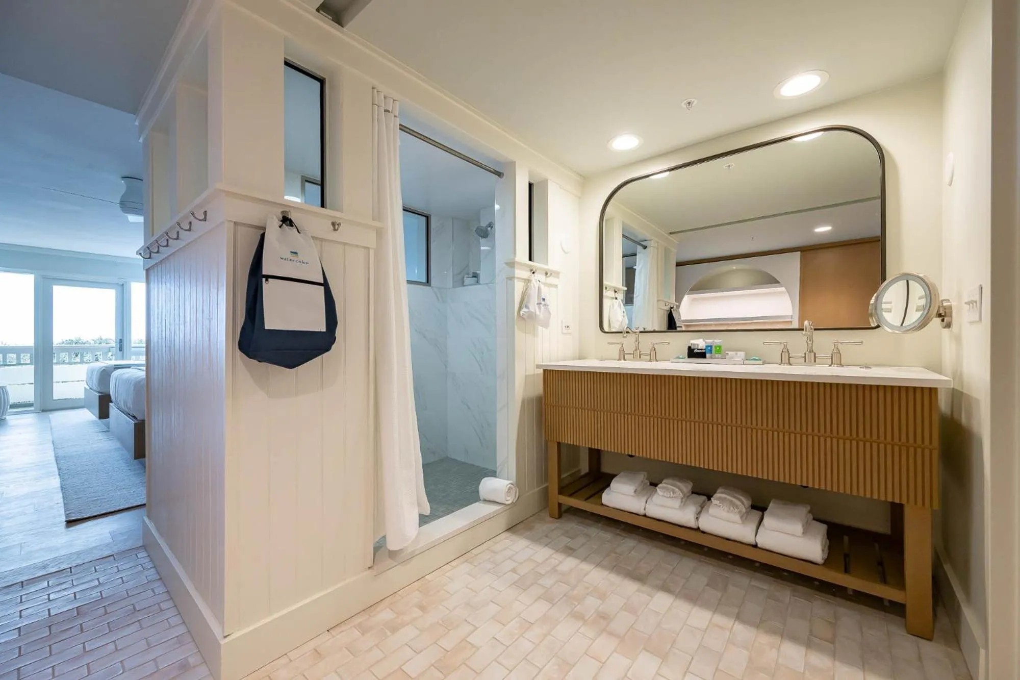 Bed in WaterColor Inn & Resort