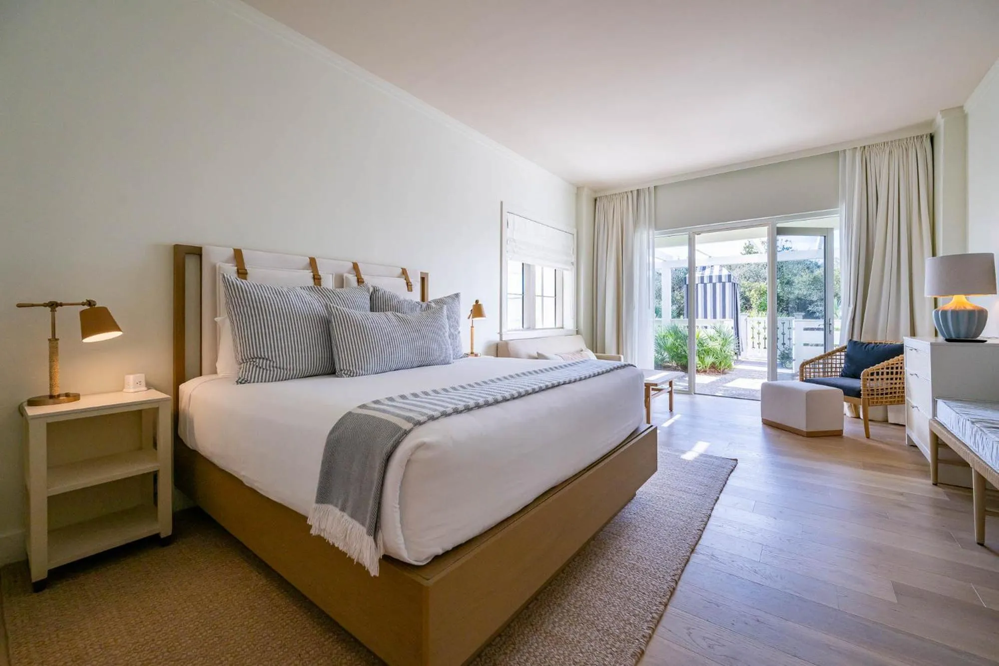 Bed in WaterColor Inn & Resort