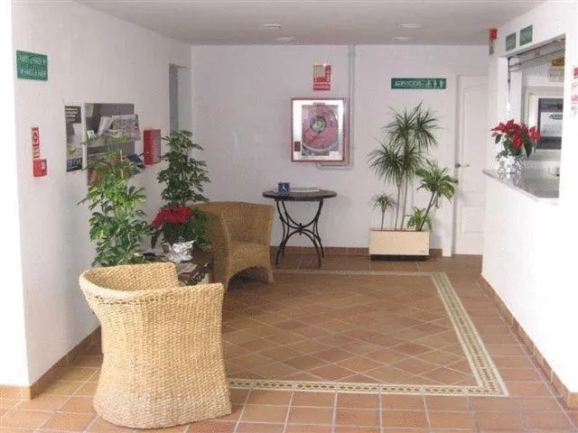 Lobby or reception in Apartahotel Vistamar San José