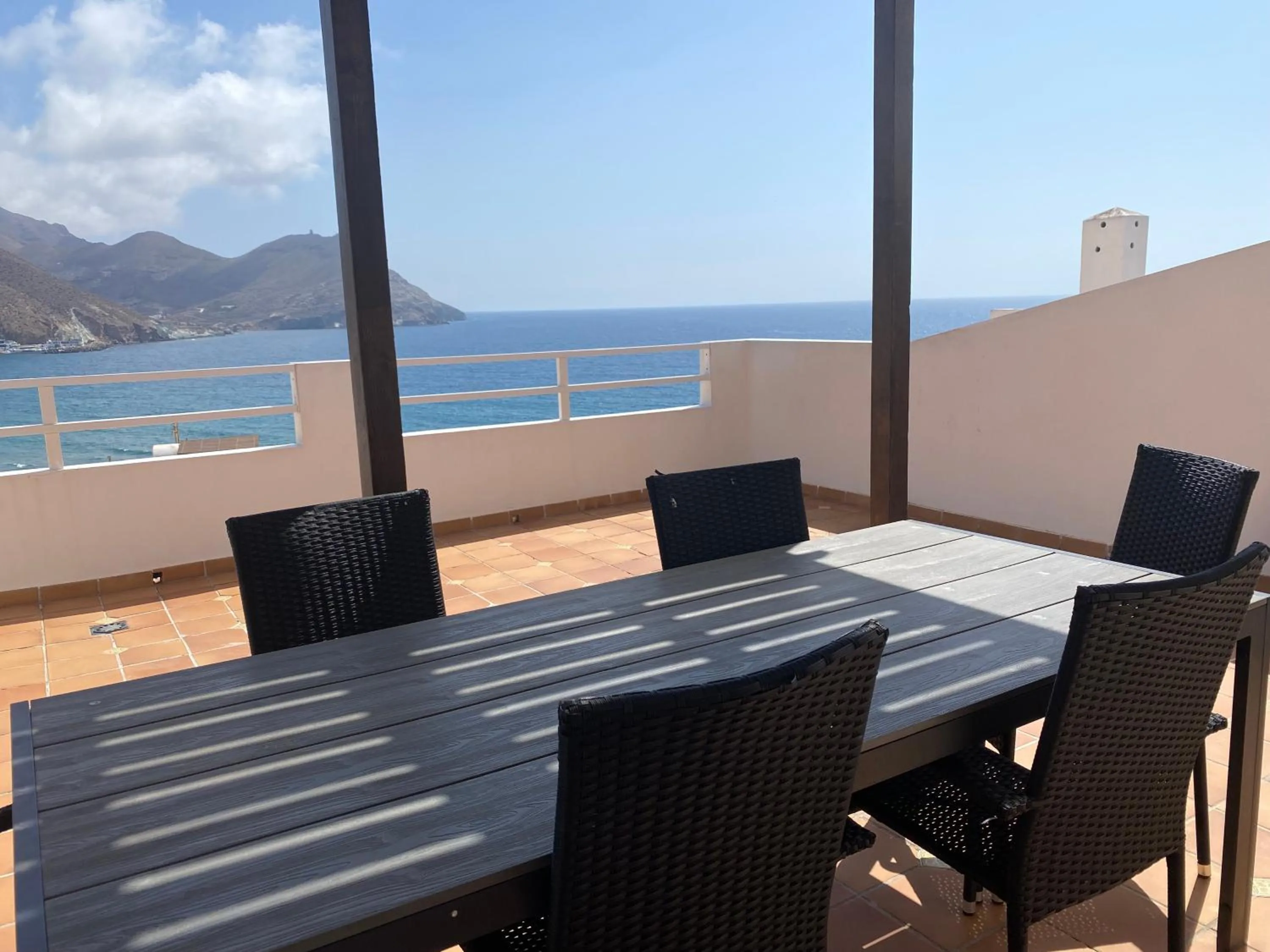 Balcony/Terrace in Apartahotel Vistamar San José