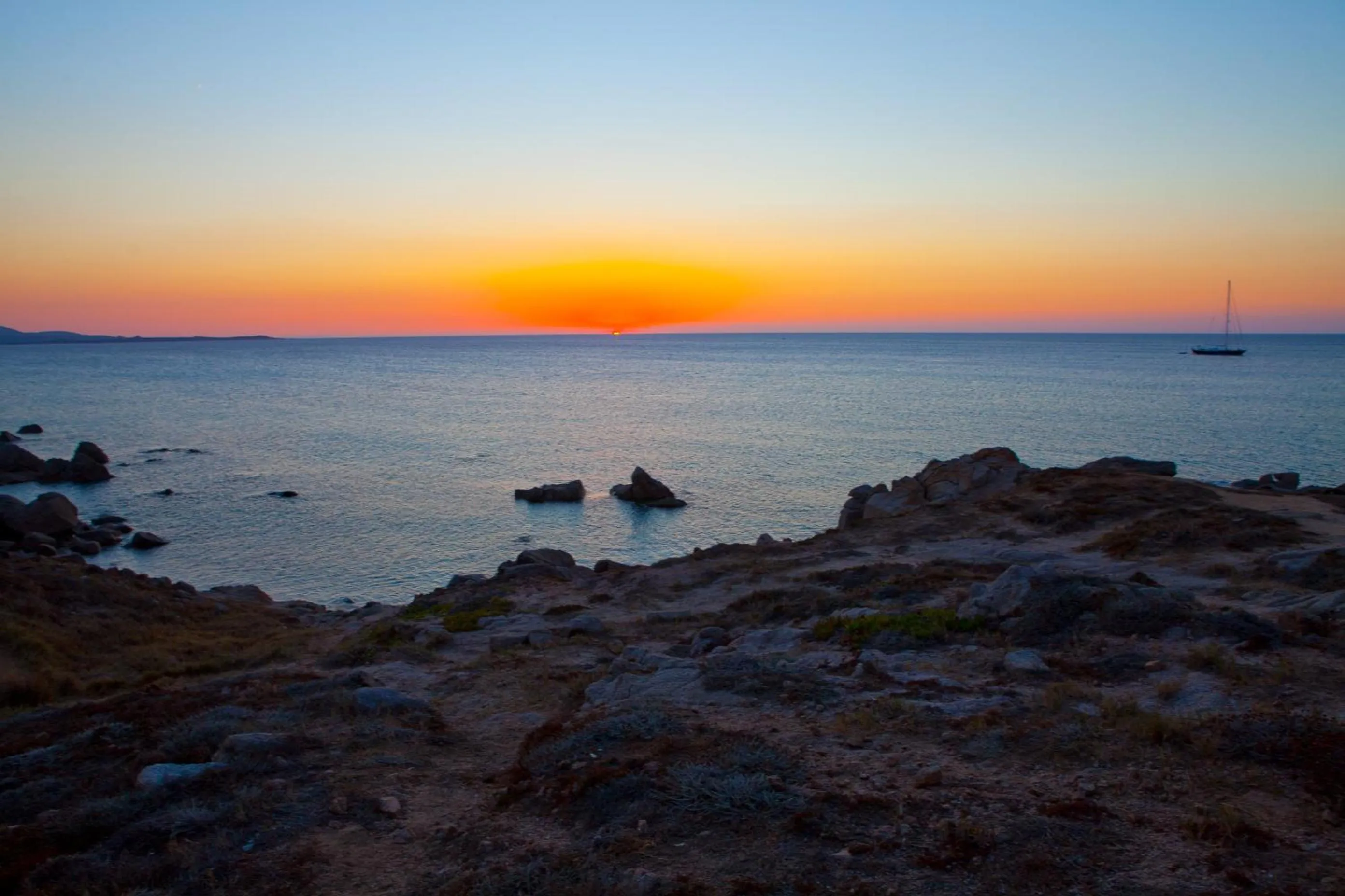 Sunset in Club Esse Gallura