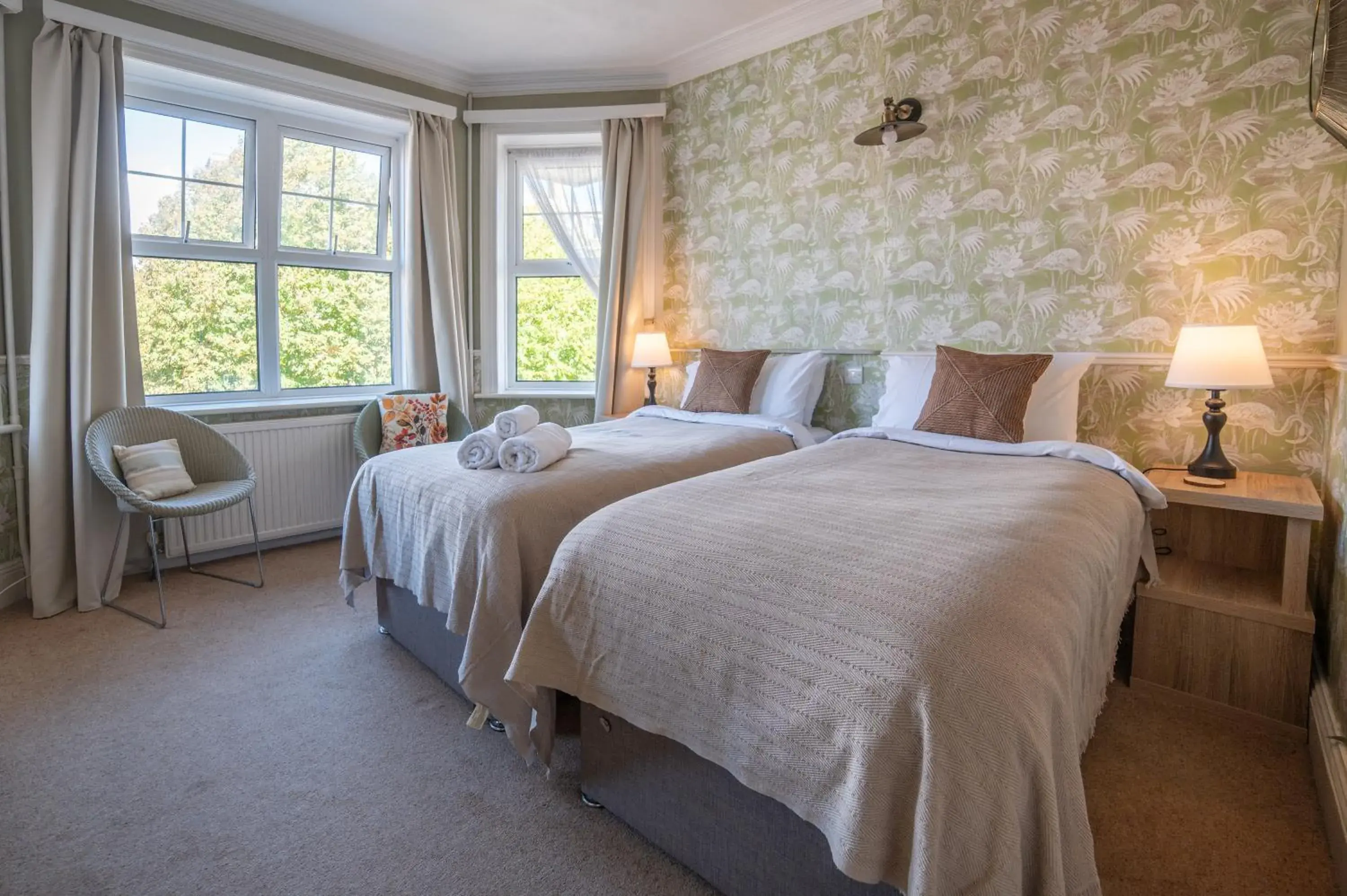 Twin Room - single occupancy in The Cherry Tree Guest House Twin Room - single occupancy in The Cherry Tree Guest House