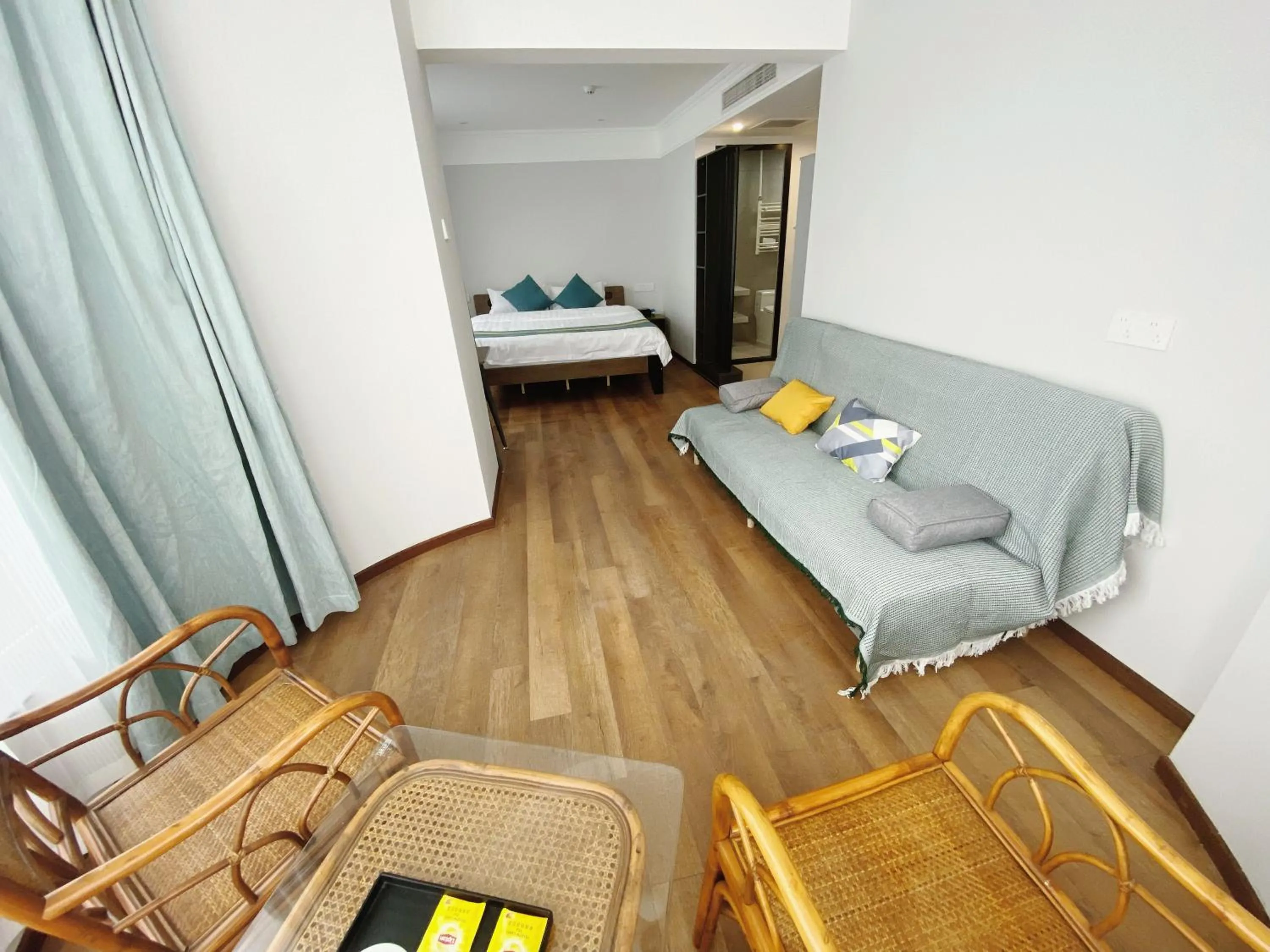 Seating area, Bed in Beijing RJ Brown City Center Hotel Tian An Men & Forbidden City