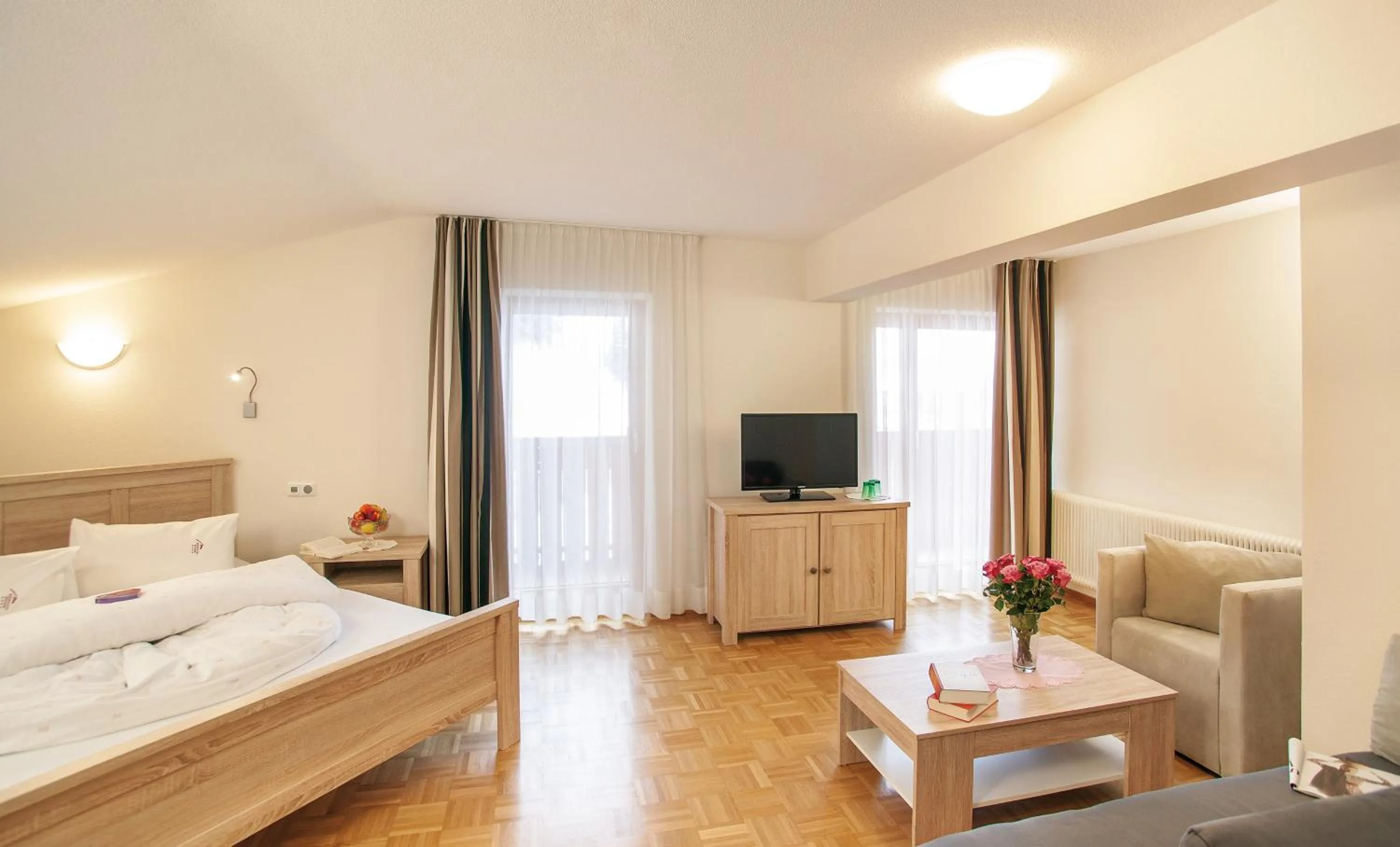 Bed in Alpine Lifestyle Berghotel Madlener