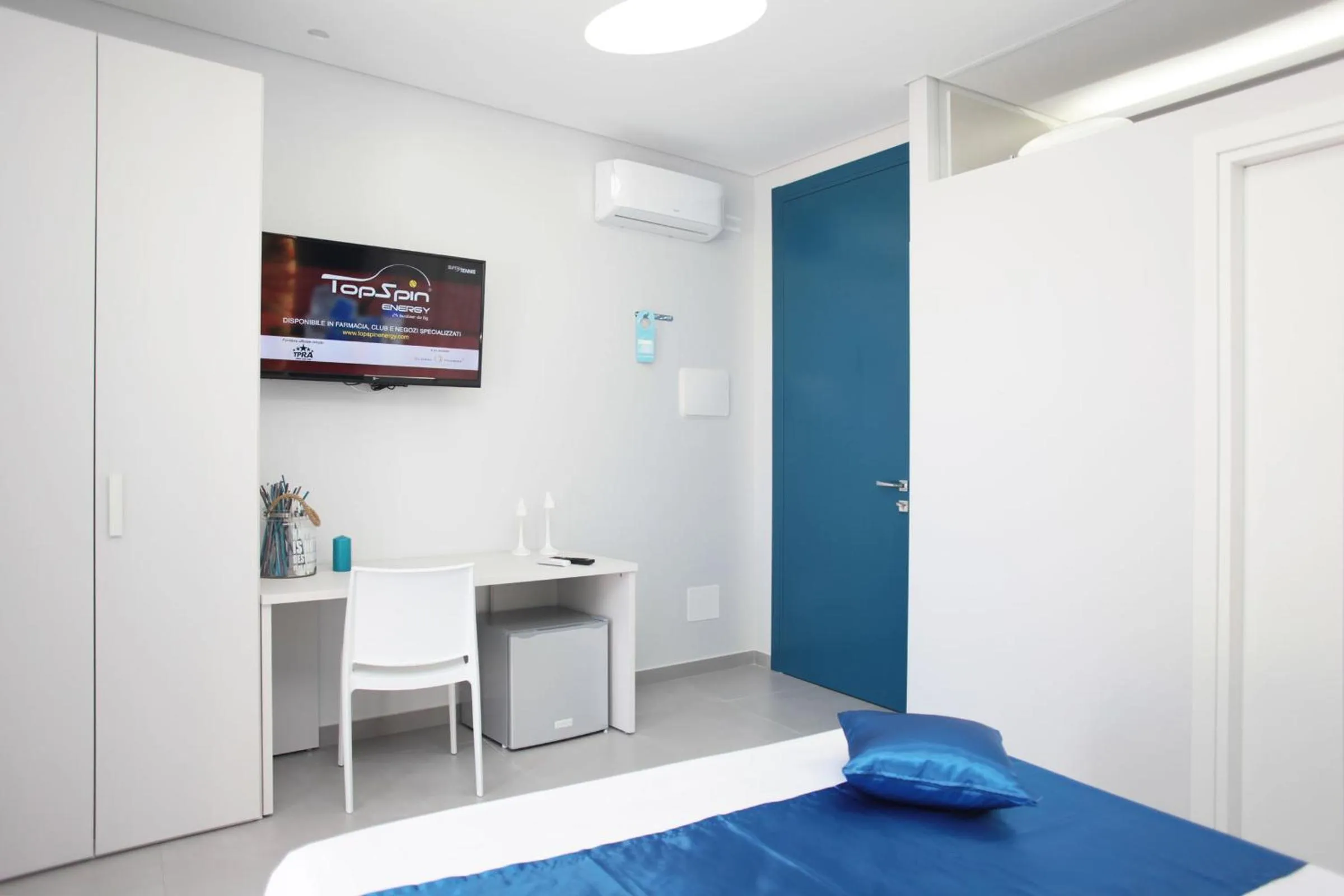 TV and multimedia, Bed in Rivazzurra Design Rooms