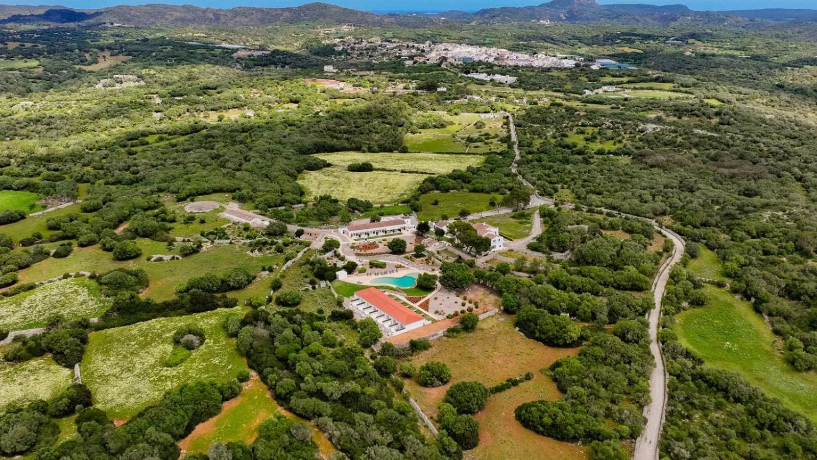 Bird's eye view in Hotel Rural Binigaus Vell