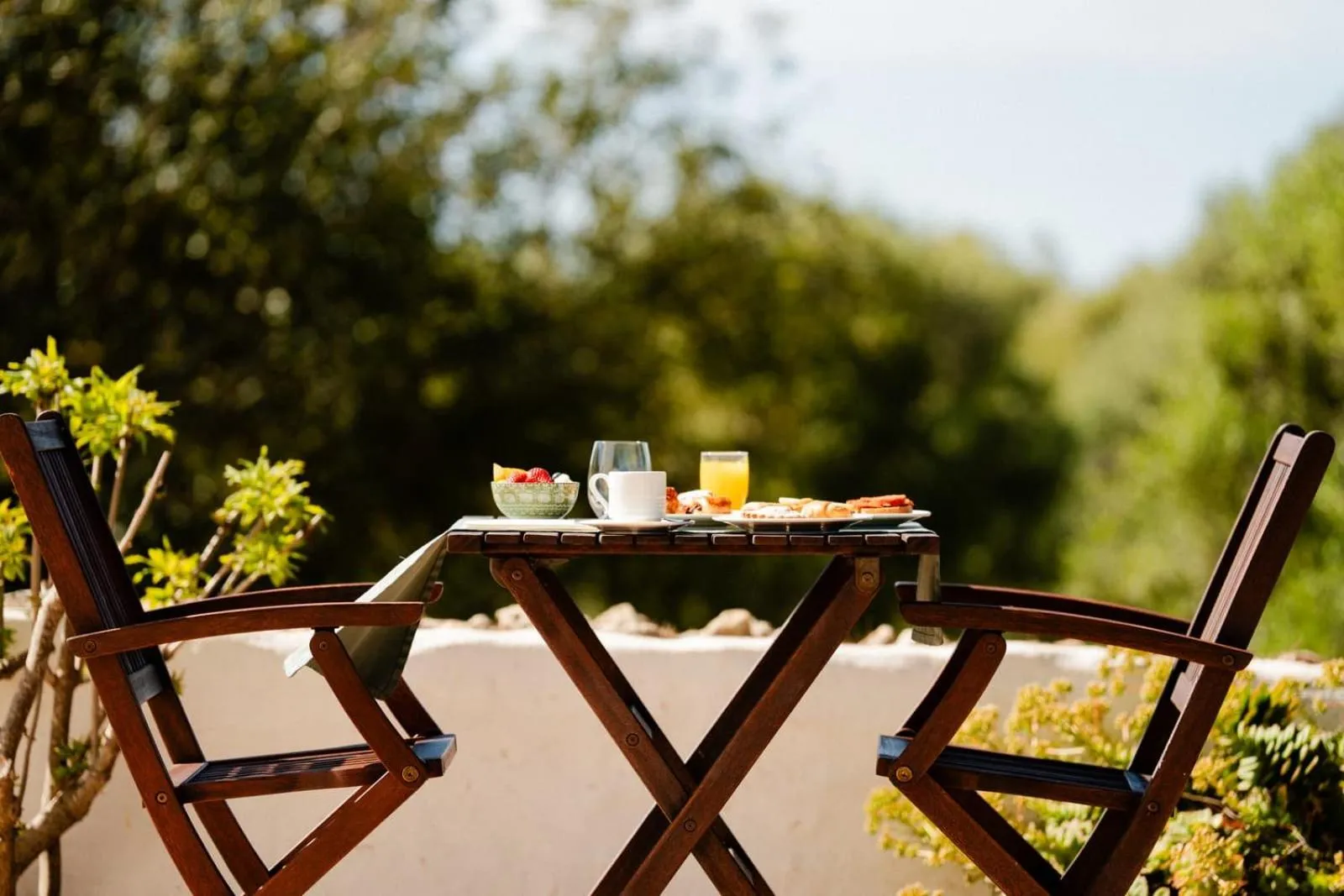 Buffet breakfast in Hotel Rural Binigaus Vell