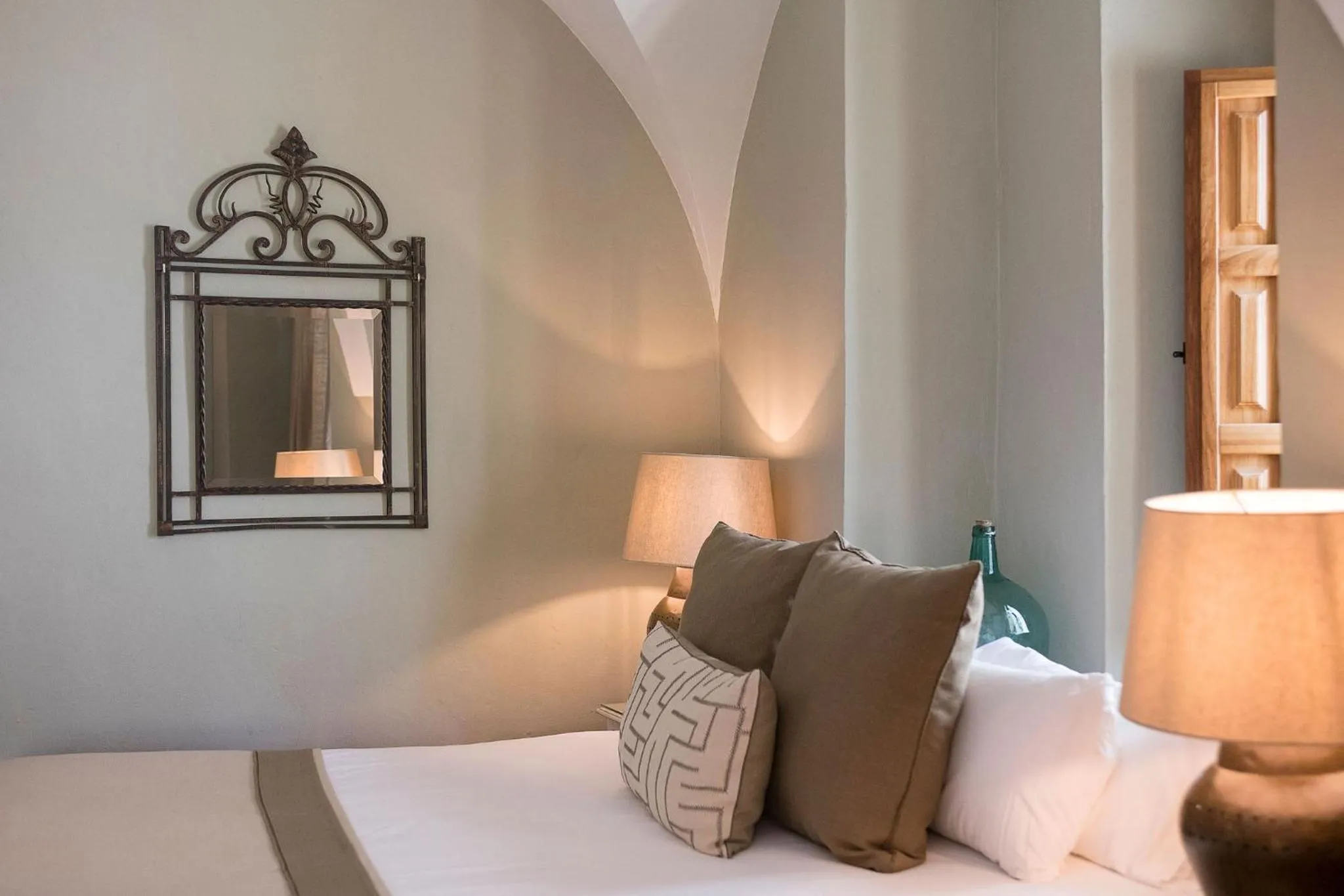 Bed in Hotel La Casa del Califa