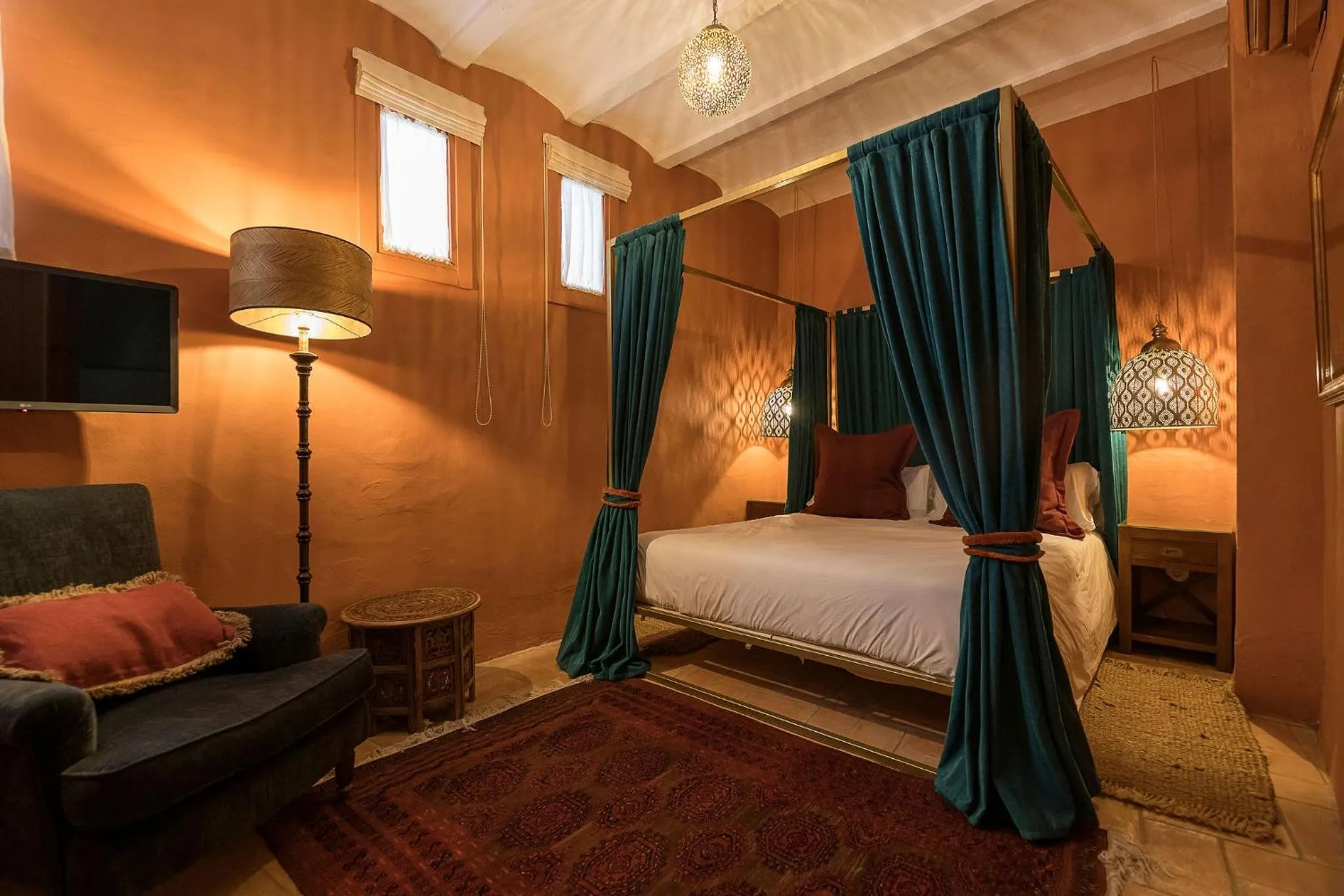 Bedroom, Bed in Hotel La Casa del Califa