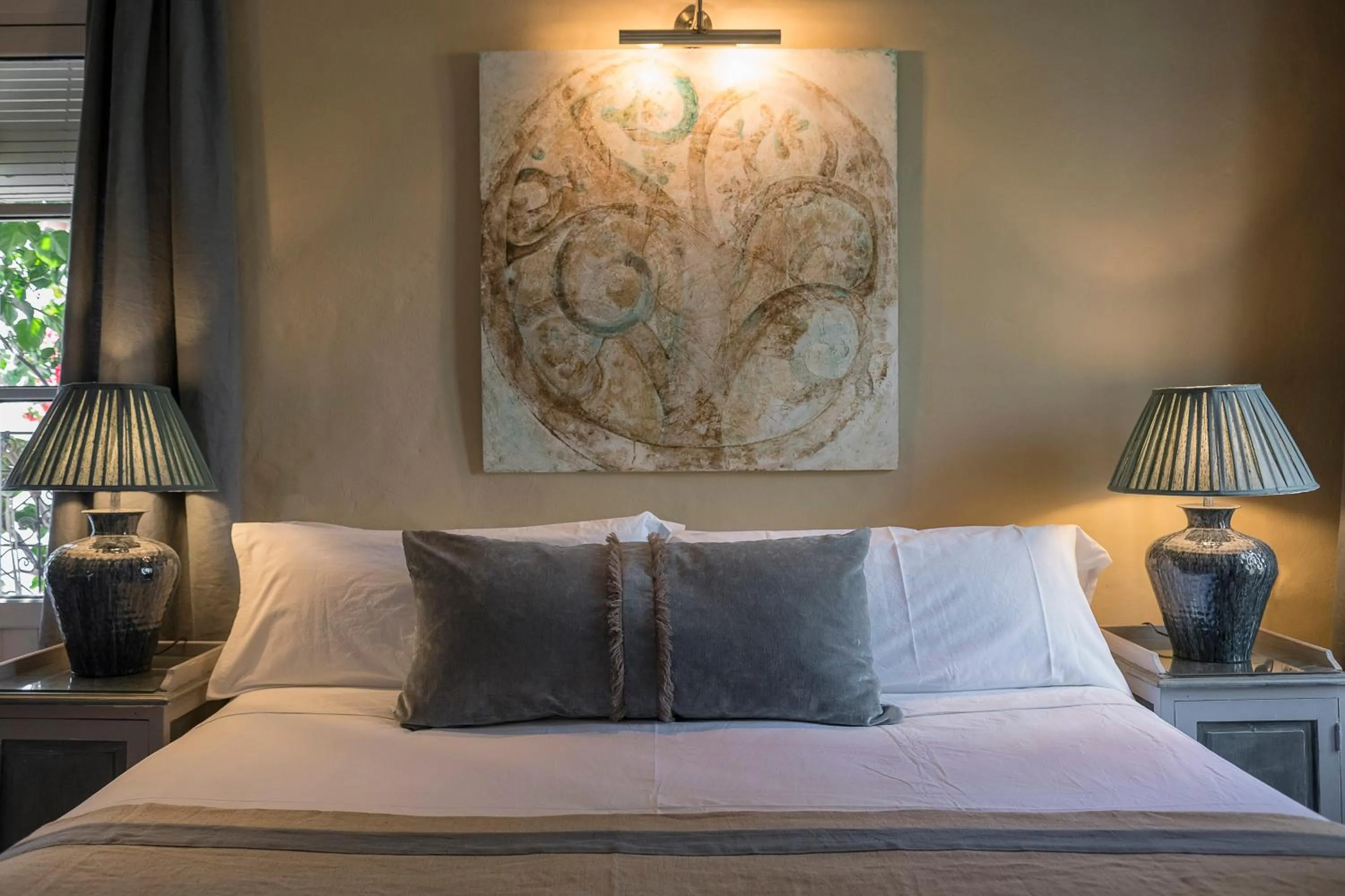 Bed in Hotel La Casa del Califa