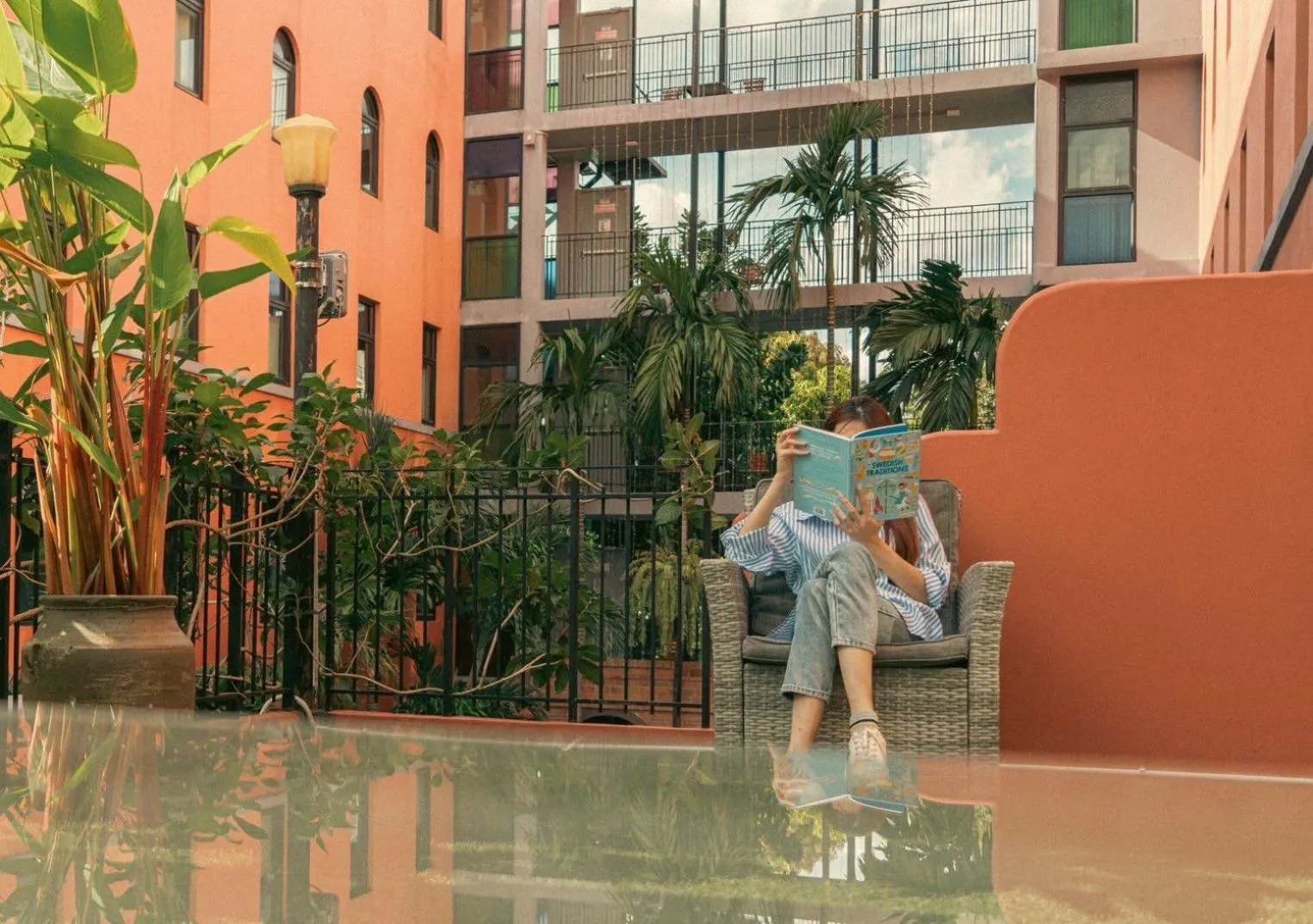 Balcony/Terrace in Baansuanprannok Hotel