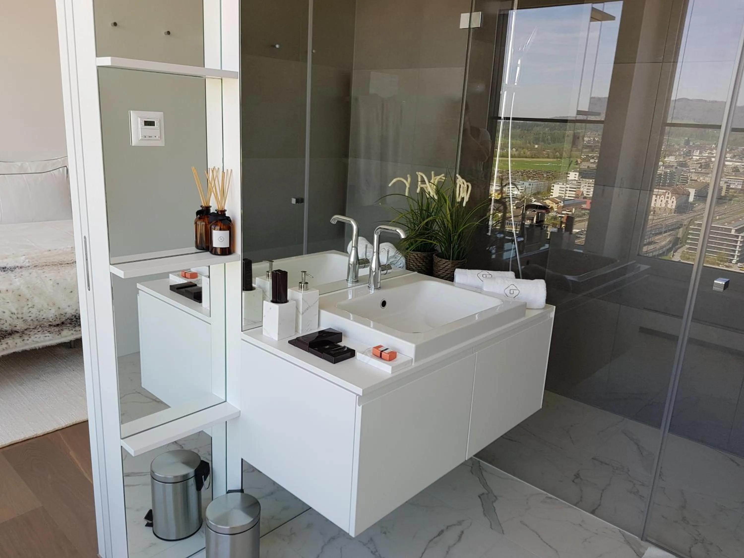 Bathroom in Park Tower City View Apartments