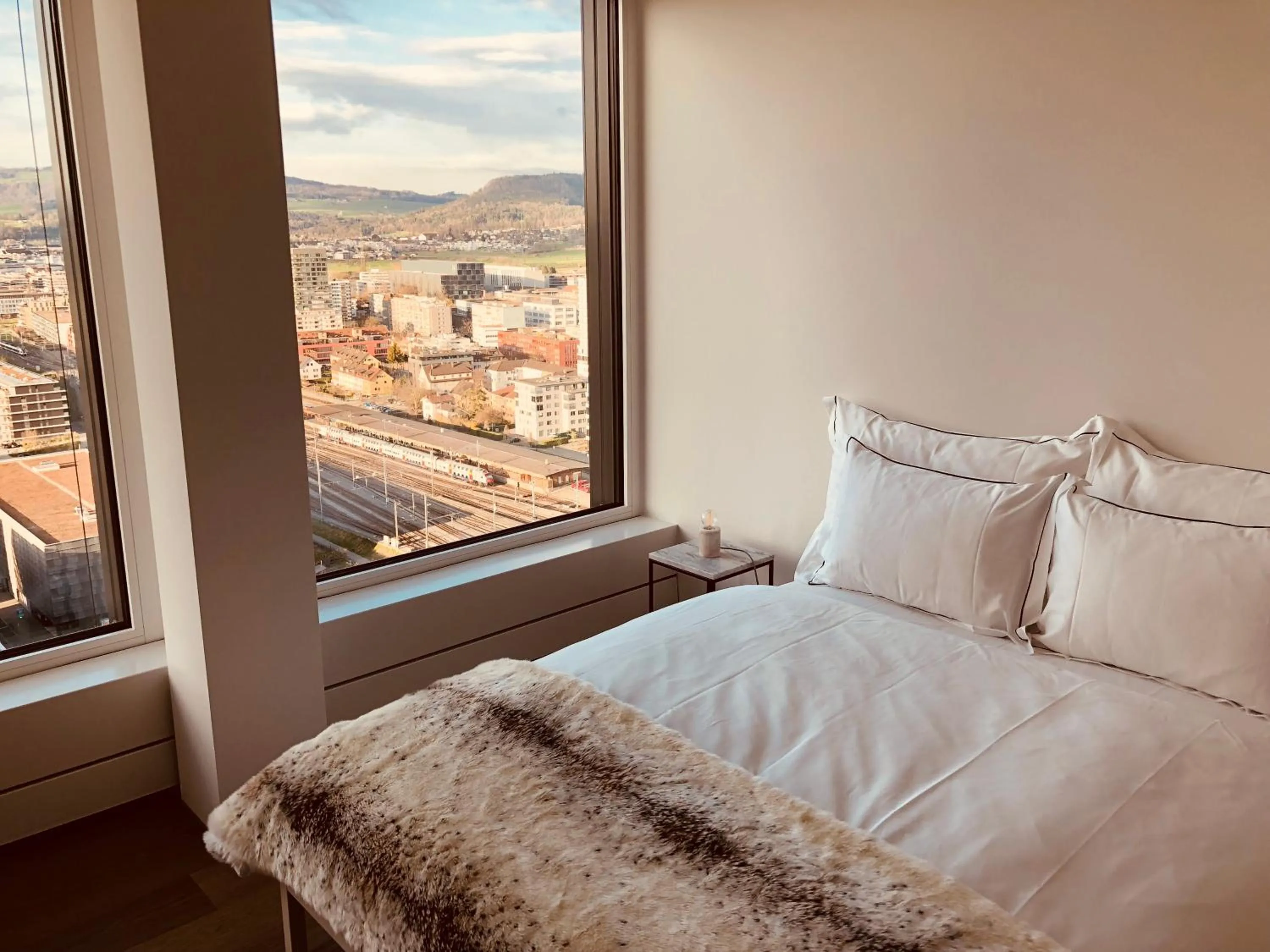 Bedroom, Bed in Park Tower City View Apartments