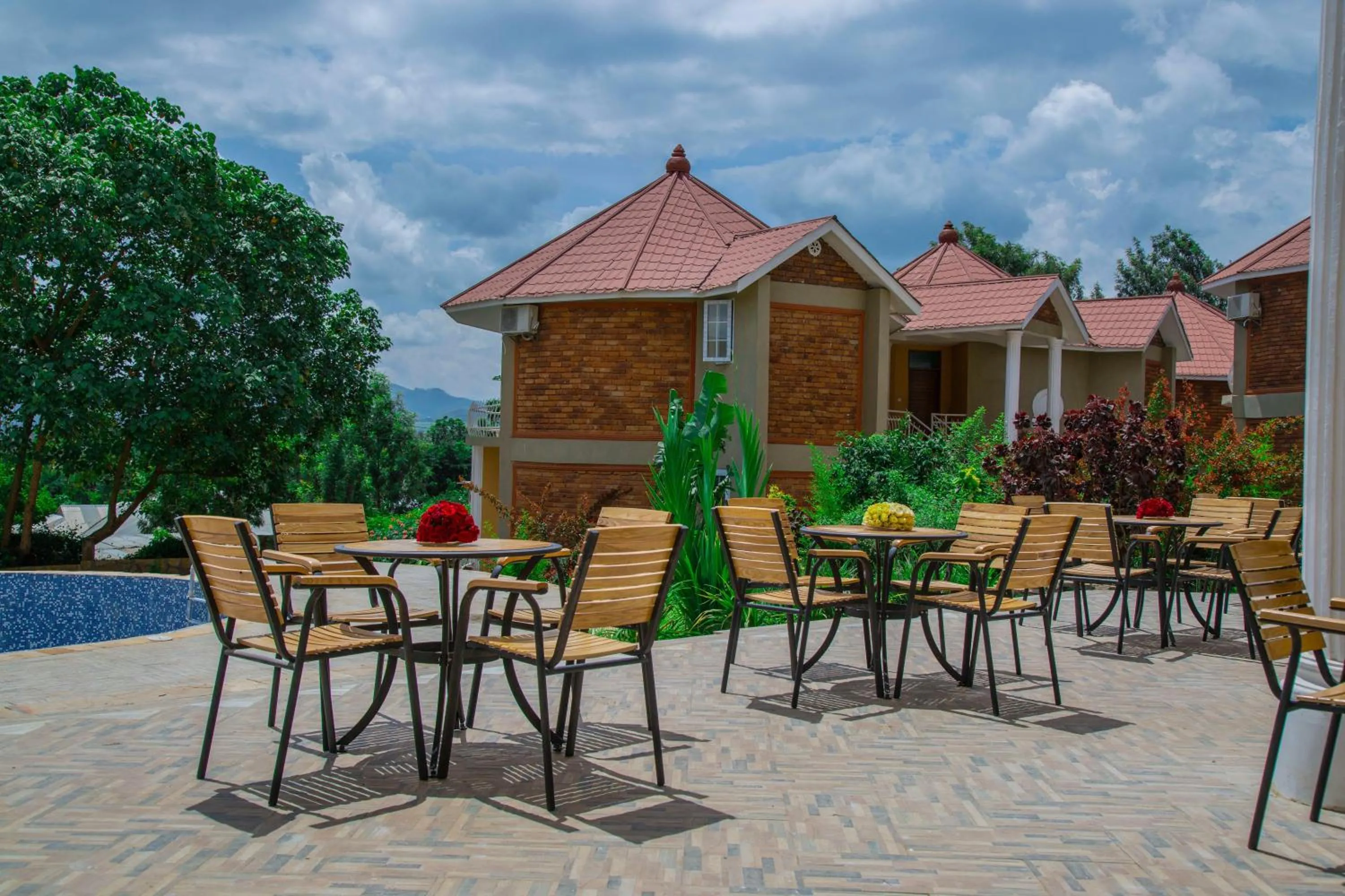 Garden view in Masailand Safari Lodge