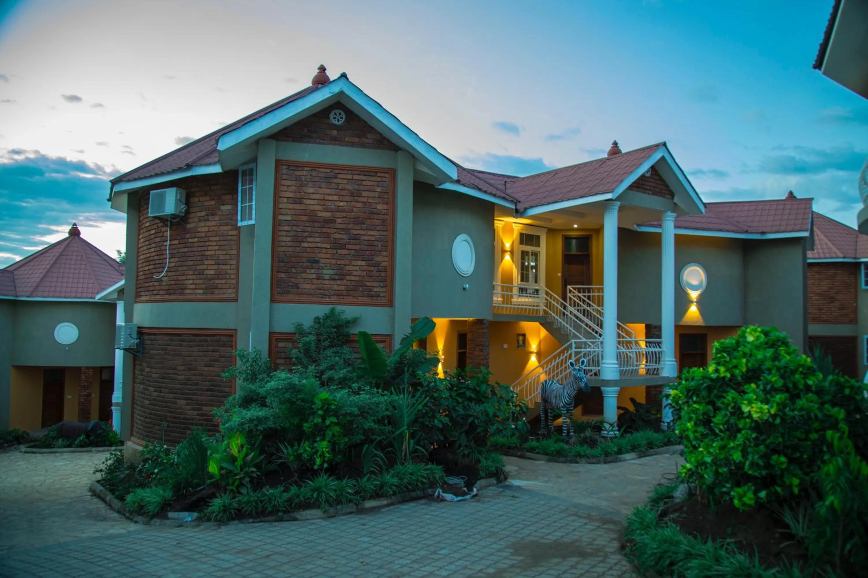 Property building in Masailand Safari Lodge