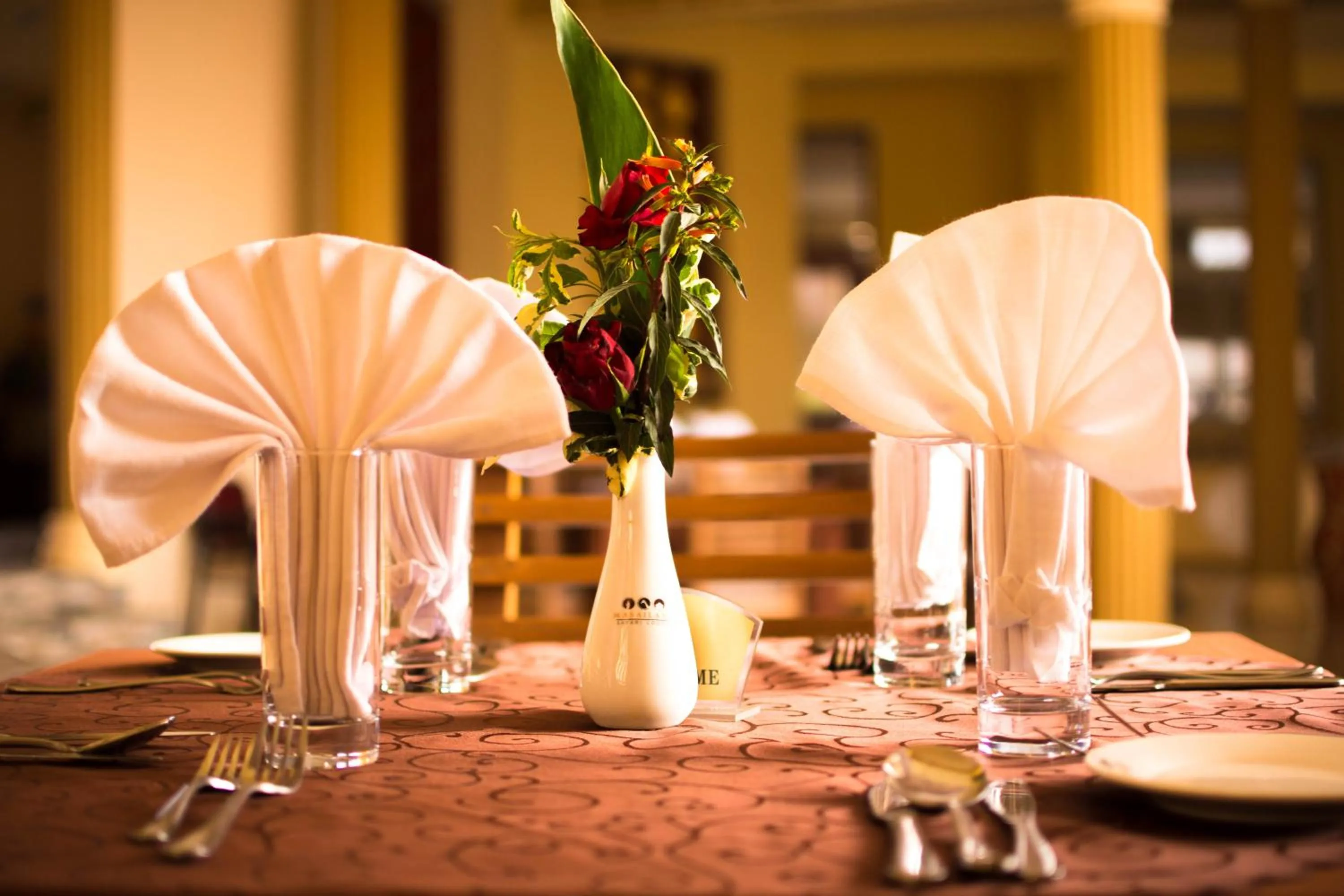 Dining area in Masailand Safari Lodge