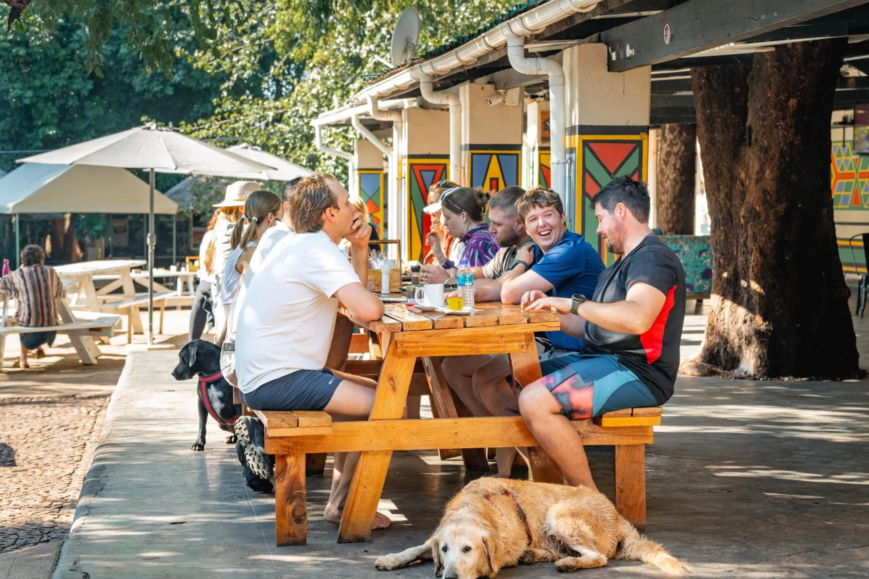 Restaurant/places to eat in Shoestrings Backpackers Lodge Vic Falls