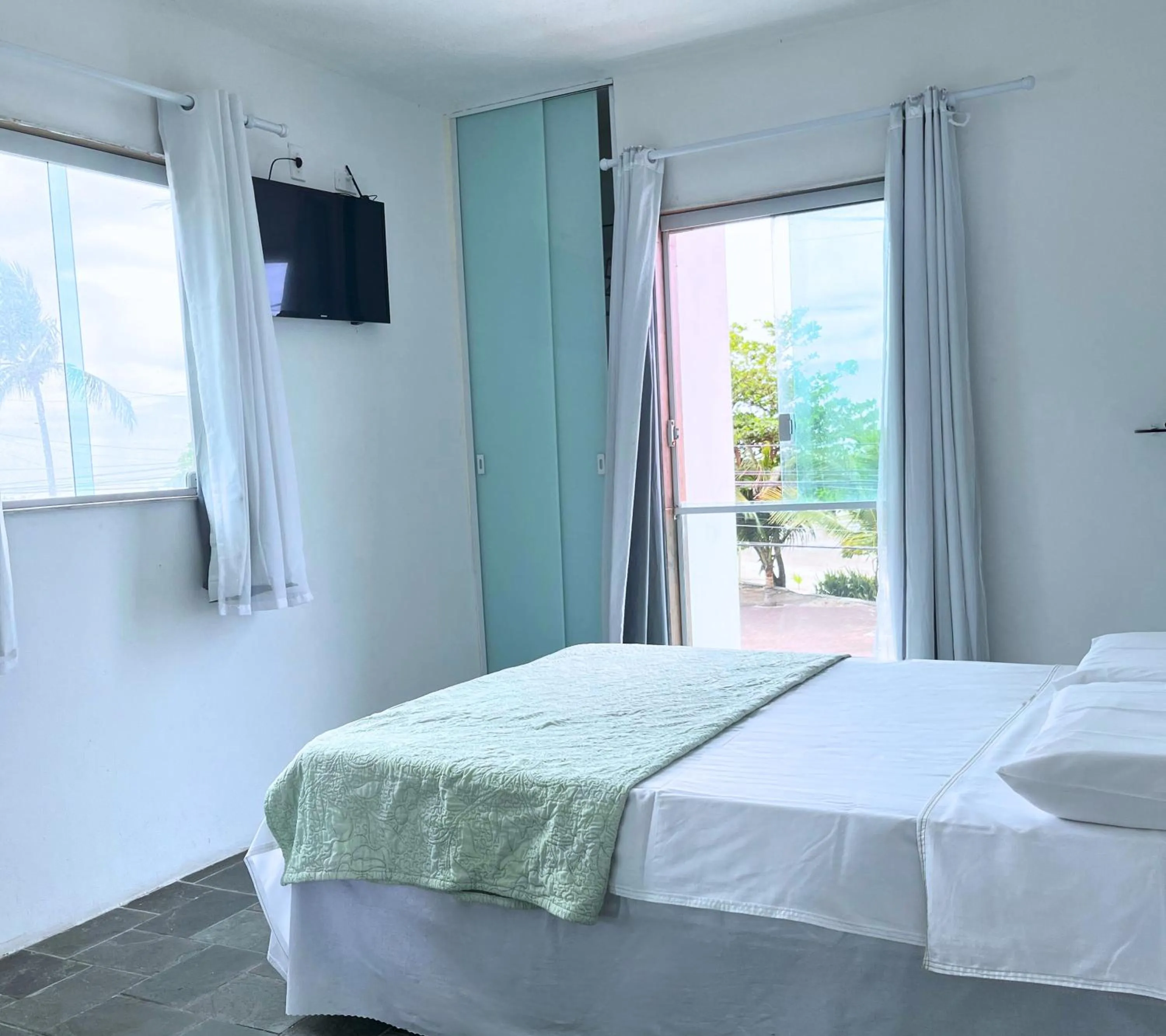 Bed in Casamar Pousada