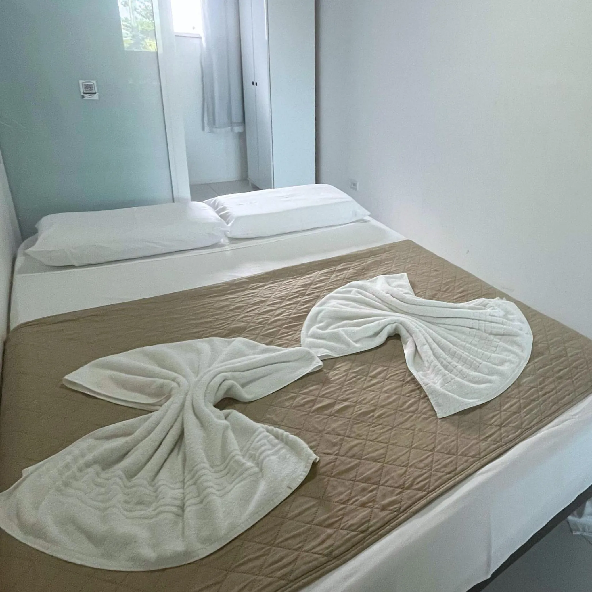 Bed in Casamar Pousada