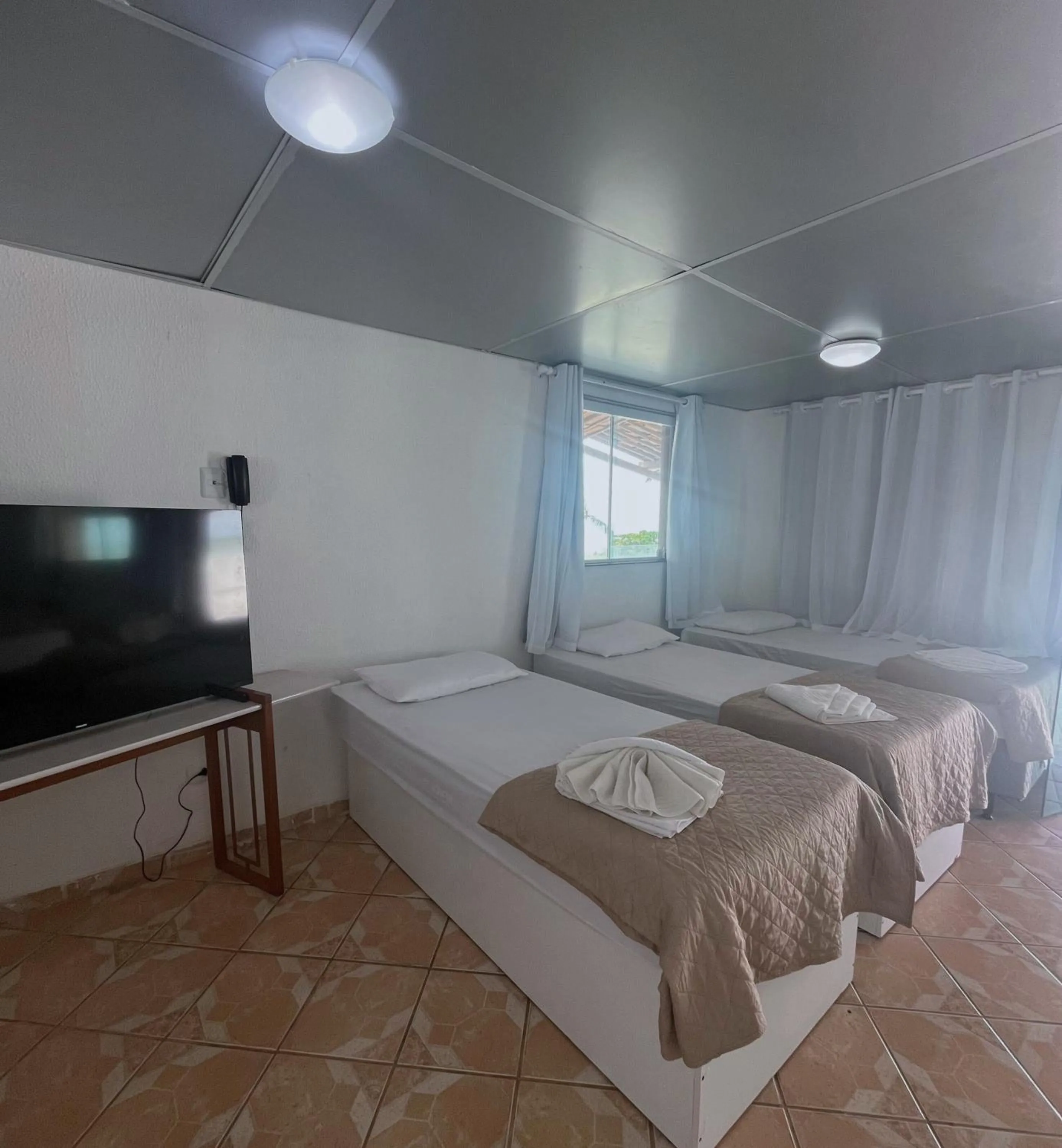 Bed in Casamar Pousada