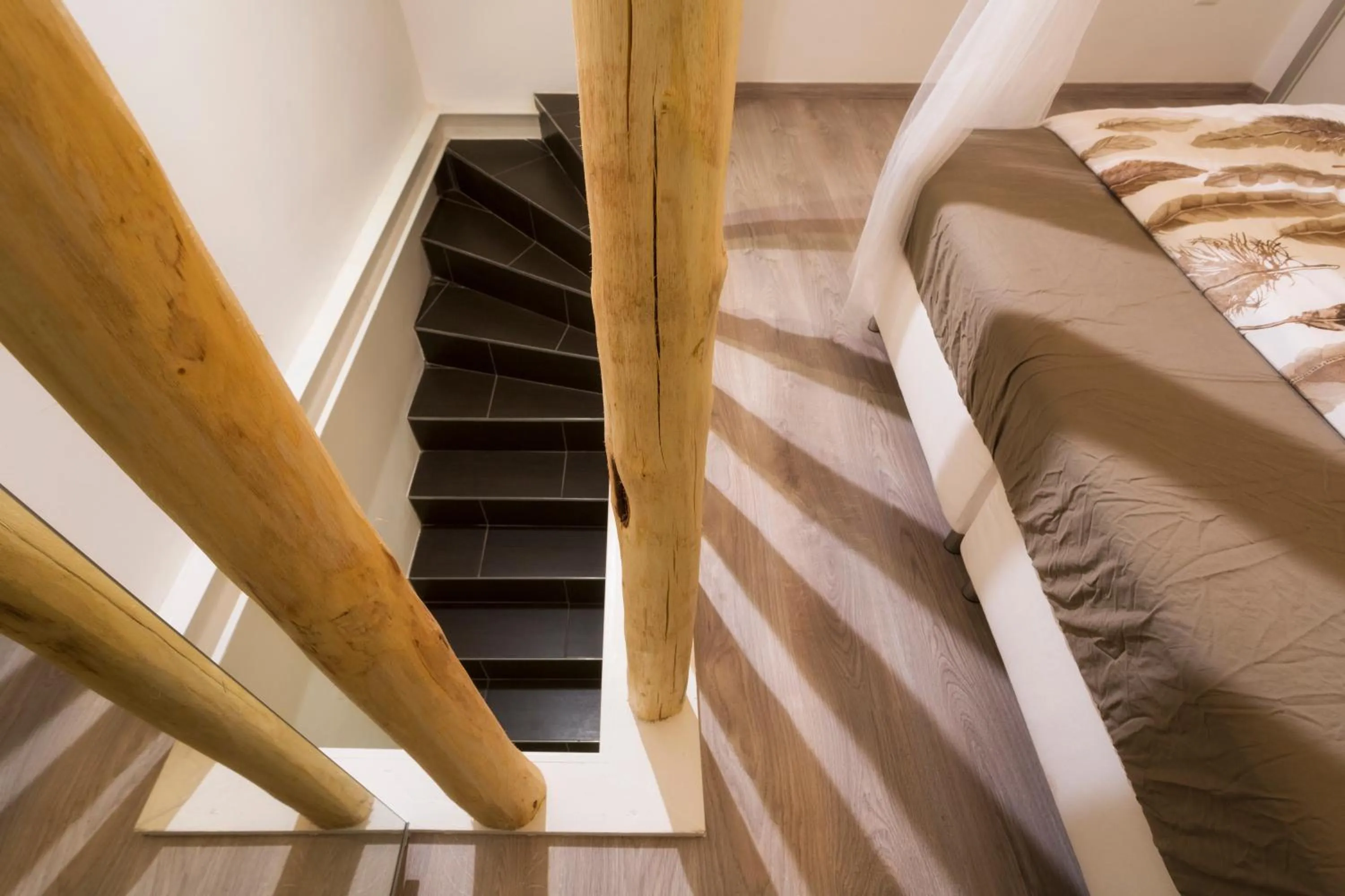 Living room, Bed in Suites 13 Budapest