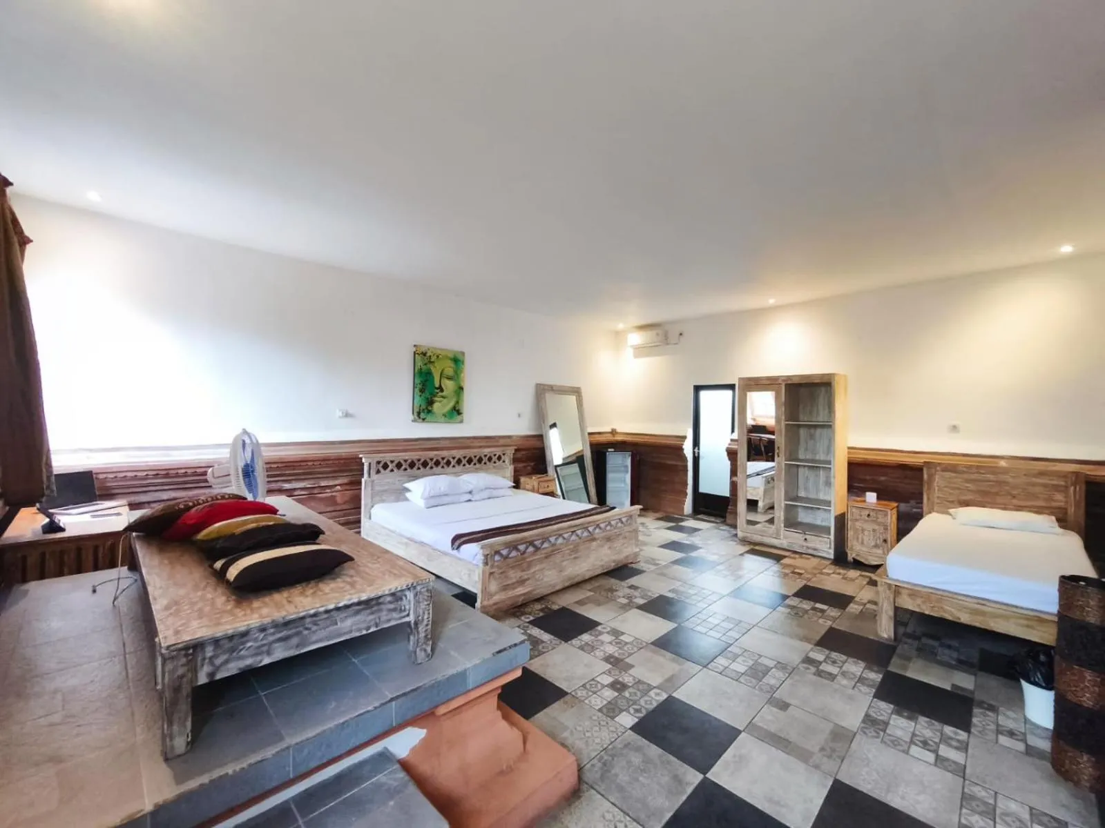 Bed in Canggu Pinpoint Rooms