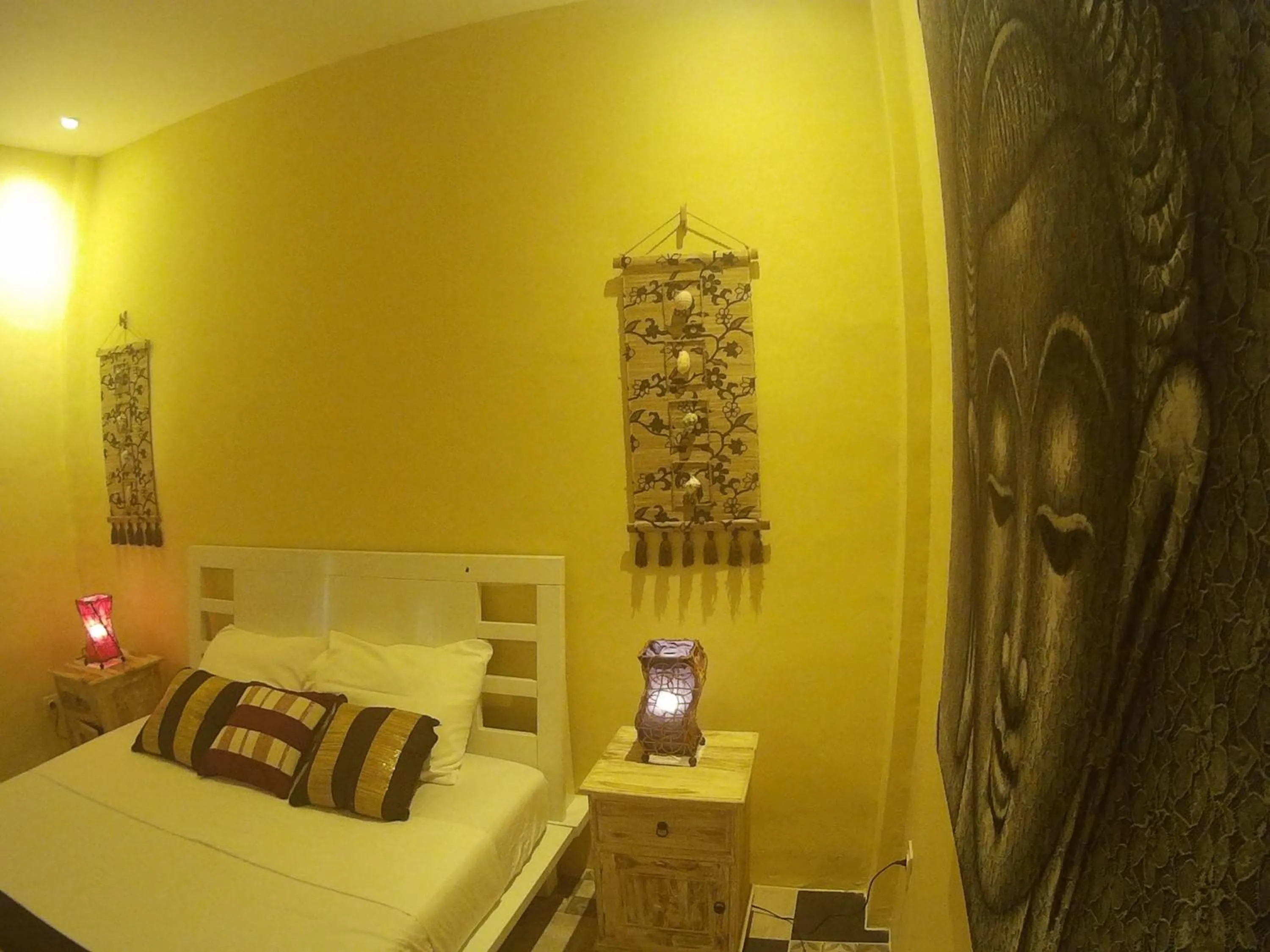 Bedroom, Bed in Canggu Pinpoint Rooms