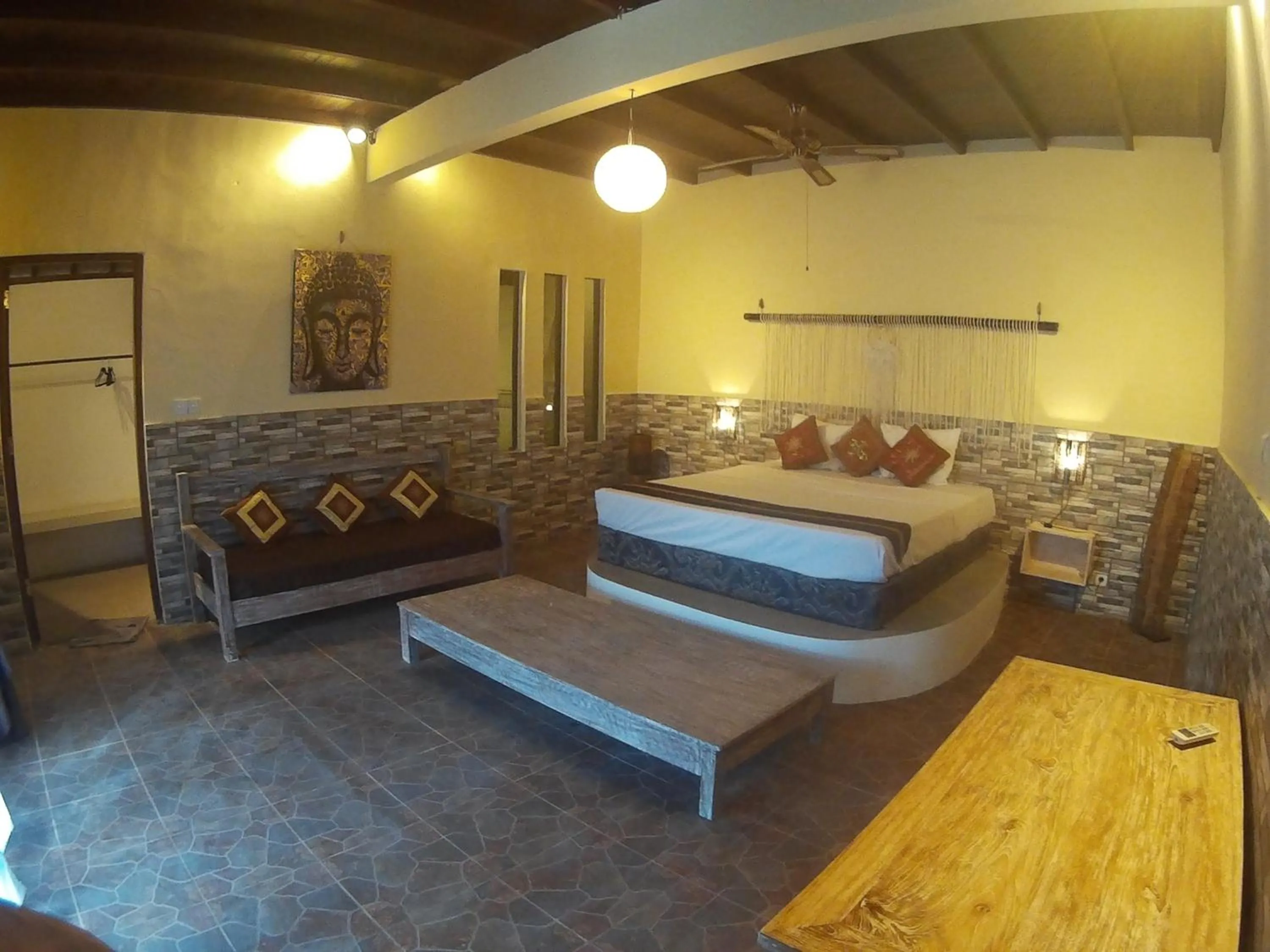 Bedroom, Bed in Canggu Pinpoint Rooms